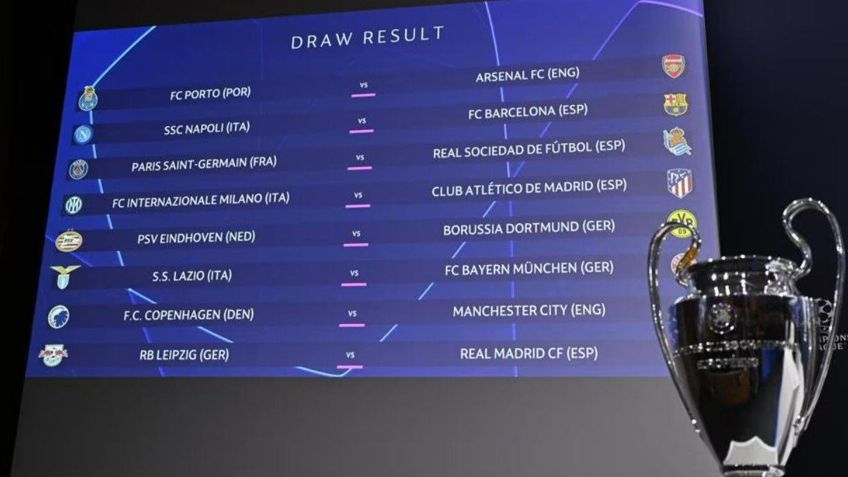 Tizenhat csapat van még versenyben a BL-trófeáért (Fotó: UEFA)
