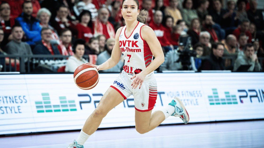 A DVTK női kosárlabdacsapata hazai pályán játszik a Sopronnal a nemzetközi kupában. (Fotó: dvtk.eu)