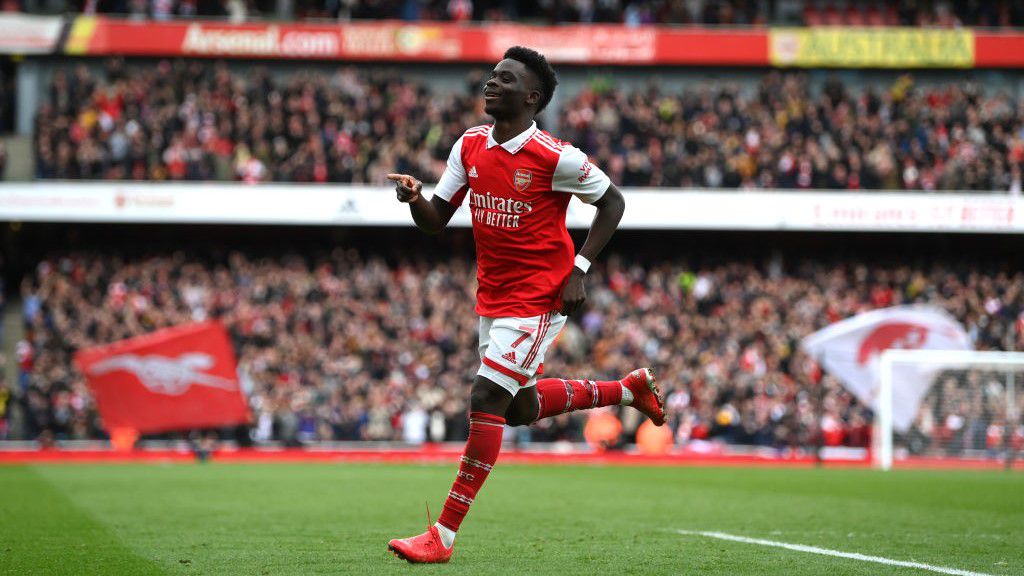 Saka három gólban vállalt szerepet, simán nyert az Arsenal a Crystal Palace ellen