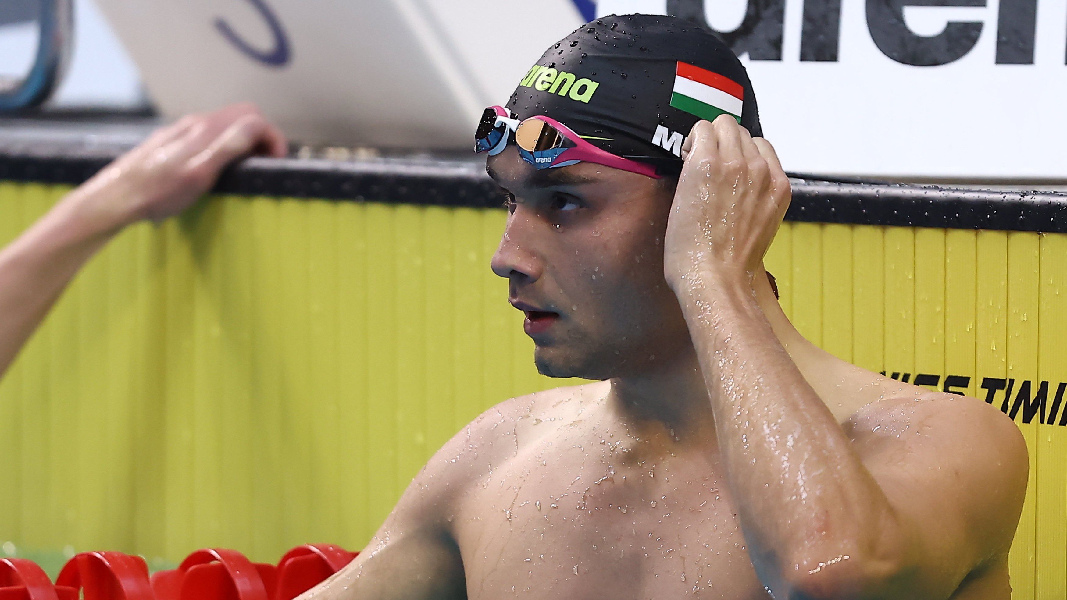 Milák Kristóf győzött 100 gyorson az úszó ob-n (Fotó: MTI/Derencsényi István)