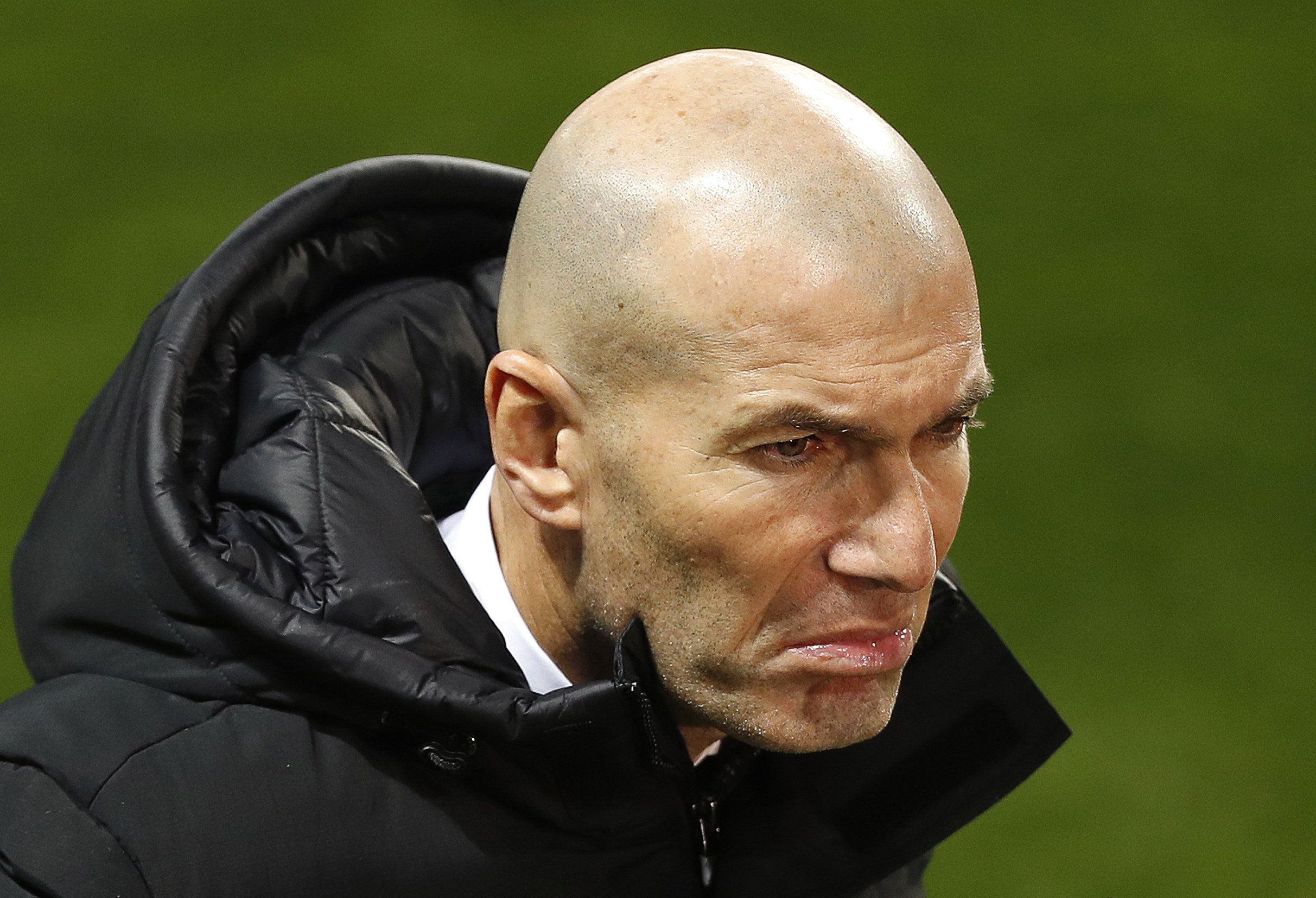 Zidanera rájár a rúd: nemrég a spanyol kupából esett ki csapatával, most pedig a koronavírust kapta el./ fotó: MTI/EPA/EFE/Jorge Zapata