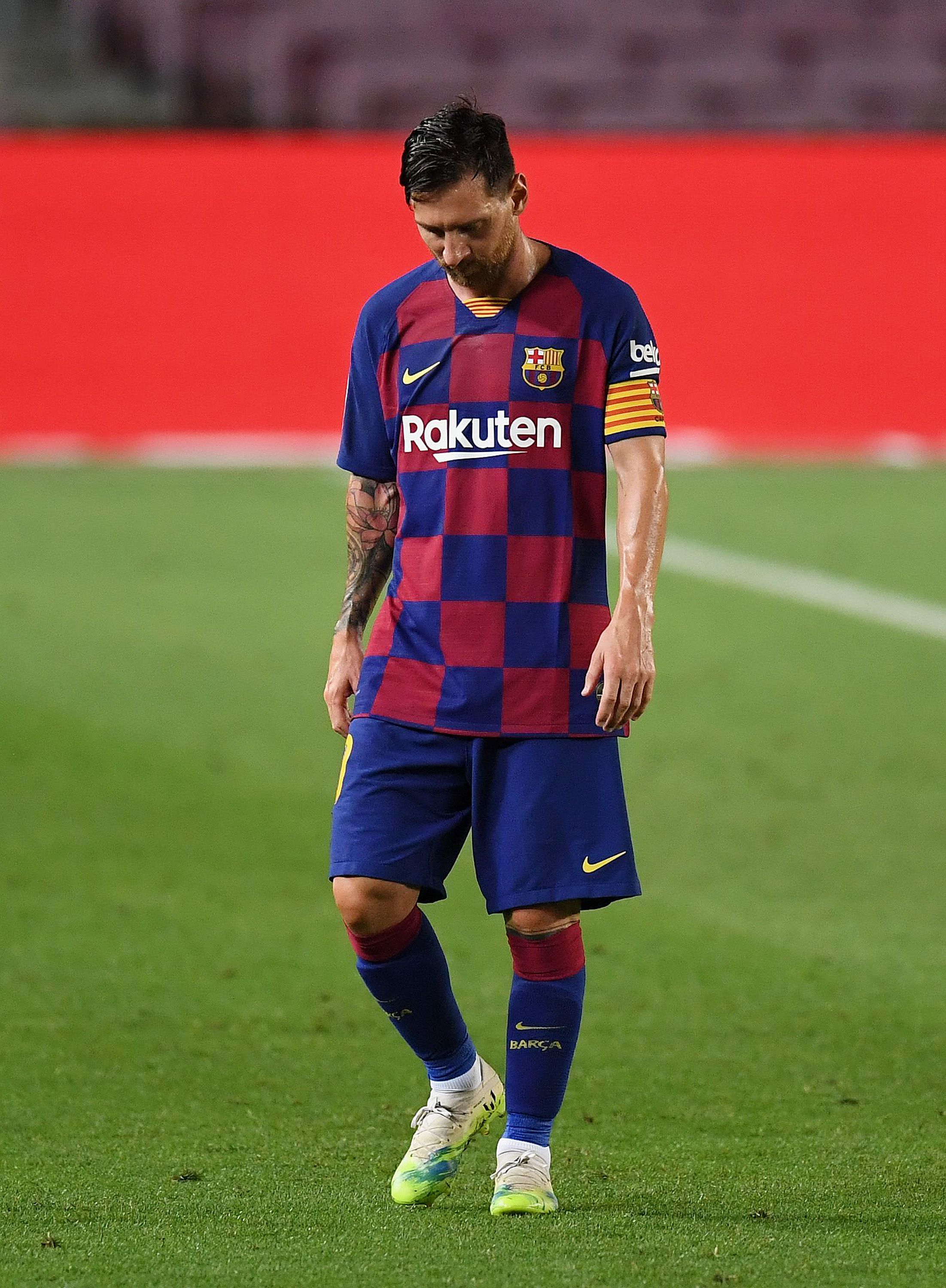 Lionel Messi, ha nem hajlandó a következő szezonban a Barcelonában focizni, akkor nem kap fizetést. / Fotó: GETTY IMAGES
