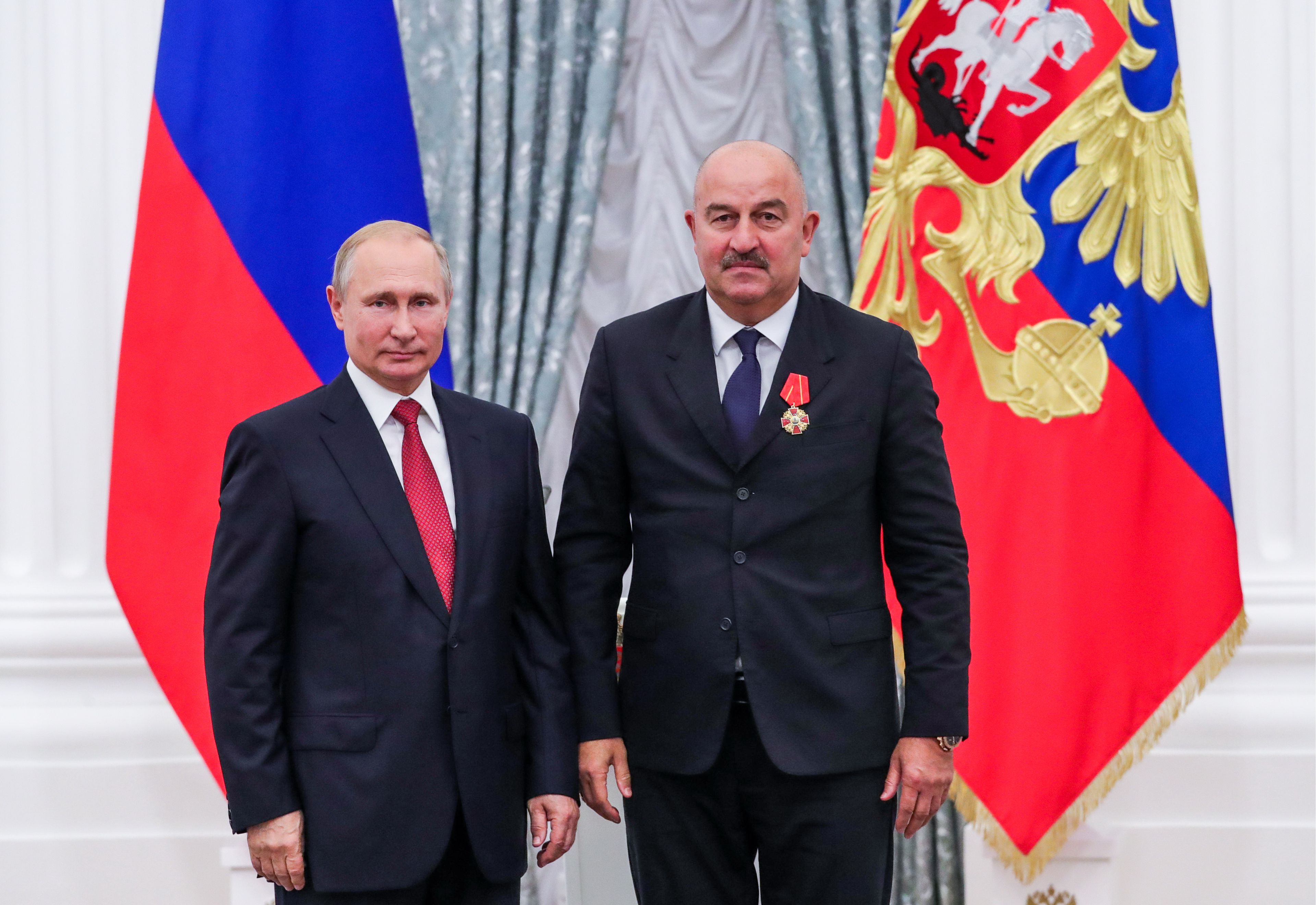 Putyin a 2018-as vb után kitüntette Csercseszovot /Fotó: Getty Images