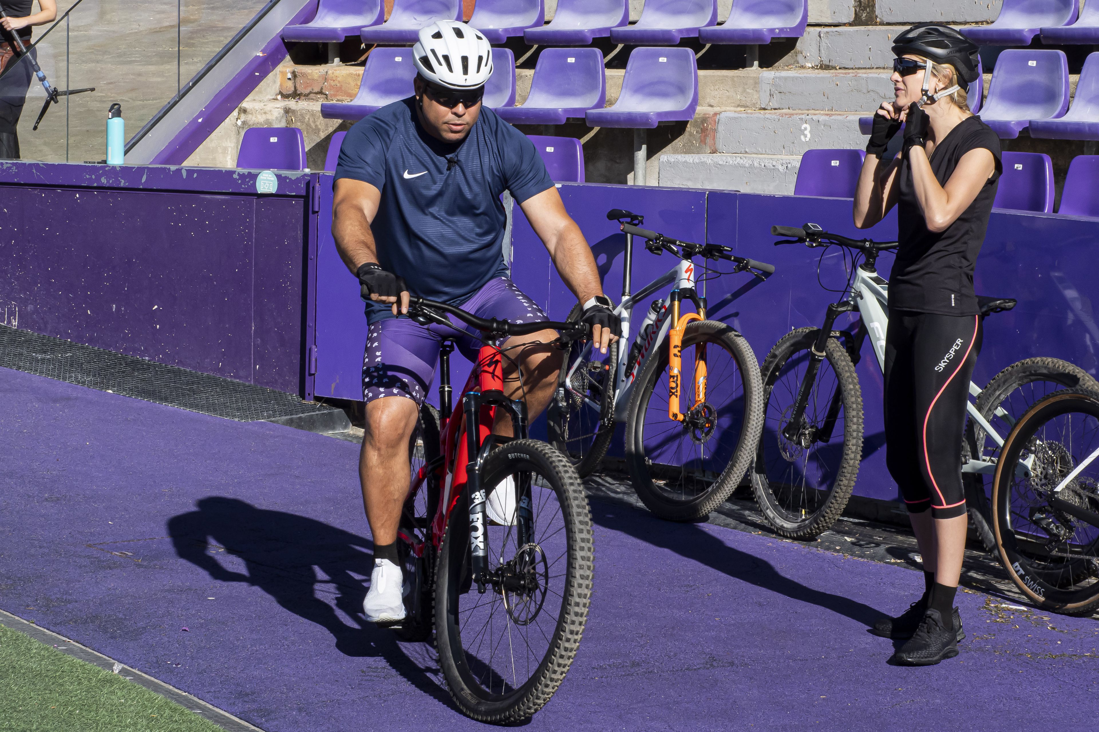 Ronaldo 500 km-es biciklitúrára vállalkozott /Fotó: MTI/EPA/Garcia