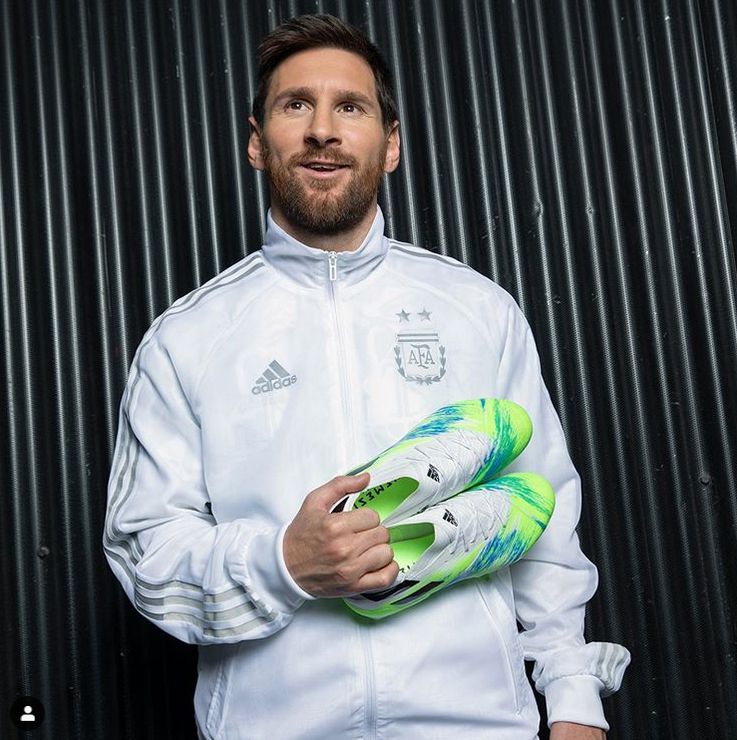 Egy sport-szermárka nagyköveteként posztol Messi. / Fotó: INSTAGRAM