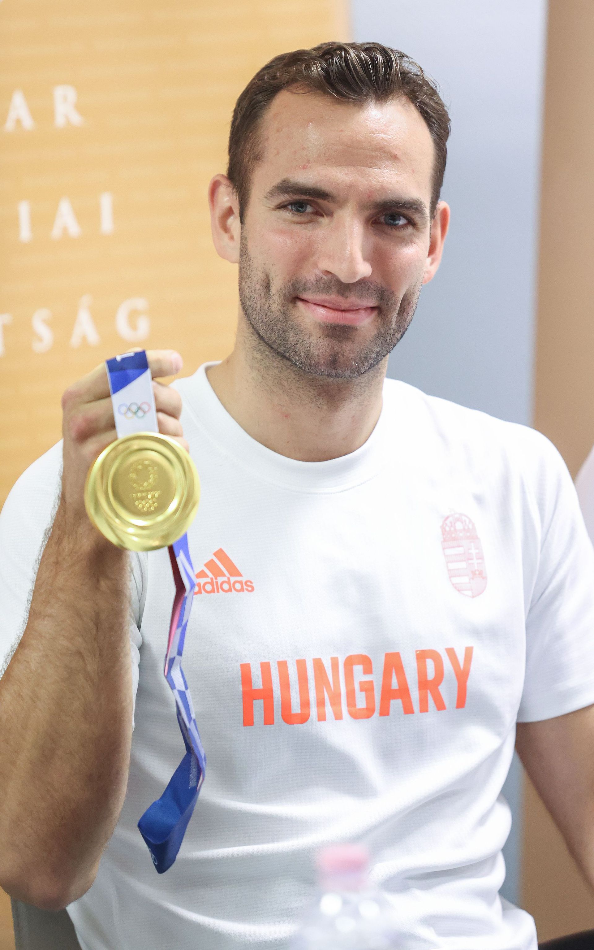 Szilágyi Áron harmadik olimpiai aranyérmét is megszerezte /Fotó: Varga Imre