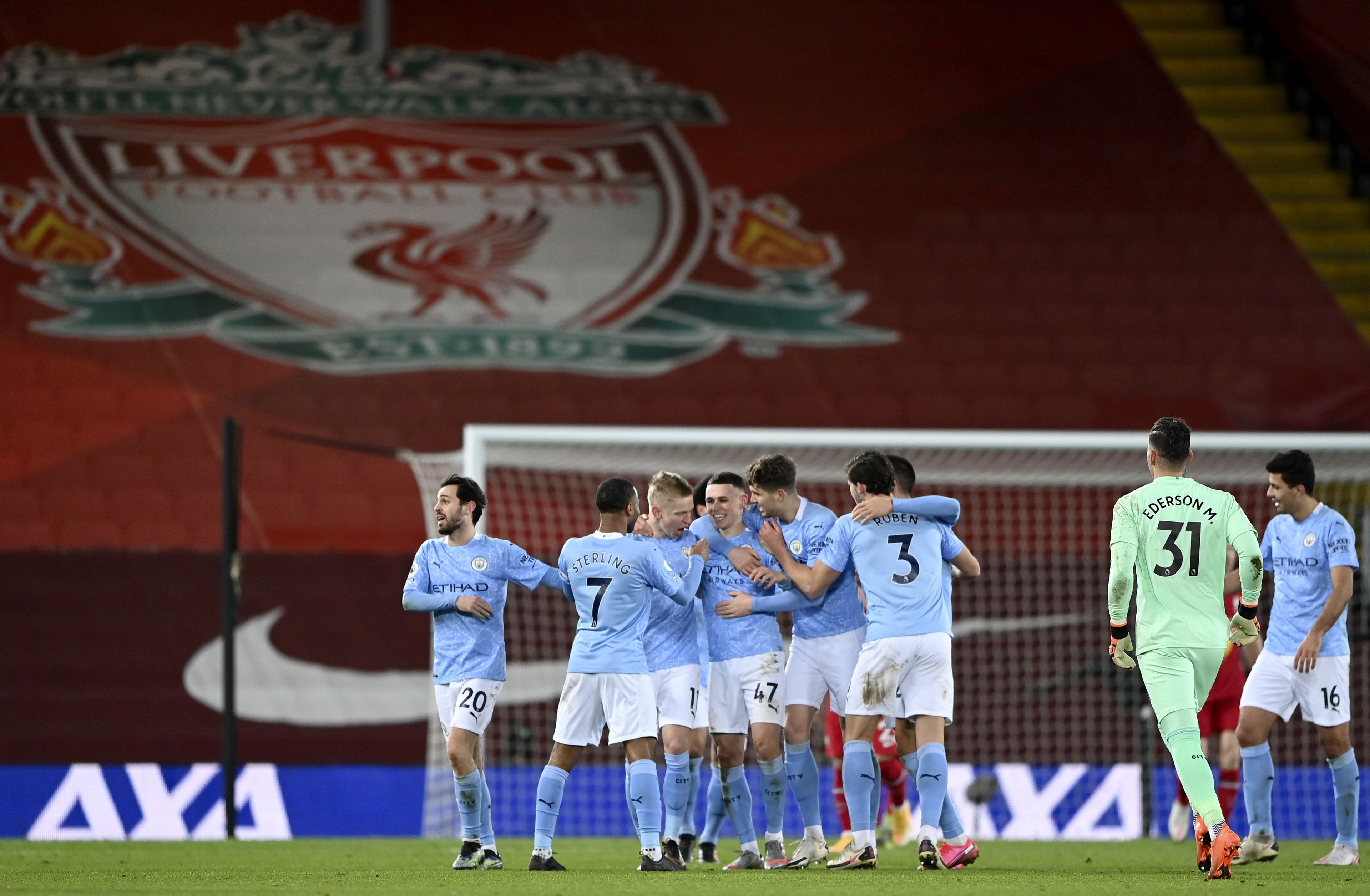 A Liverpool ötödik hazai meccsét sem tudta megnyerni a PL-be. / Fotó: EPA/Laurence Griffiths