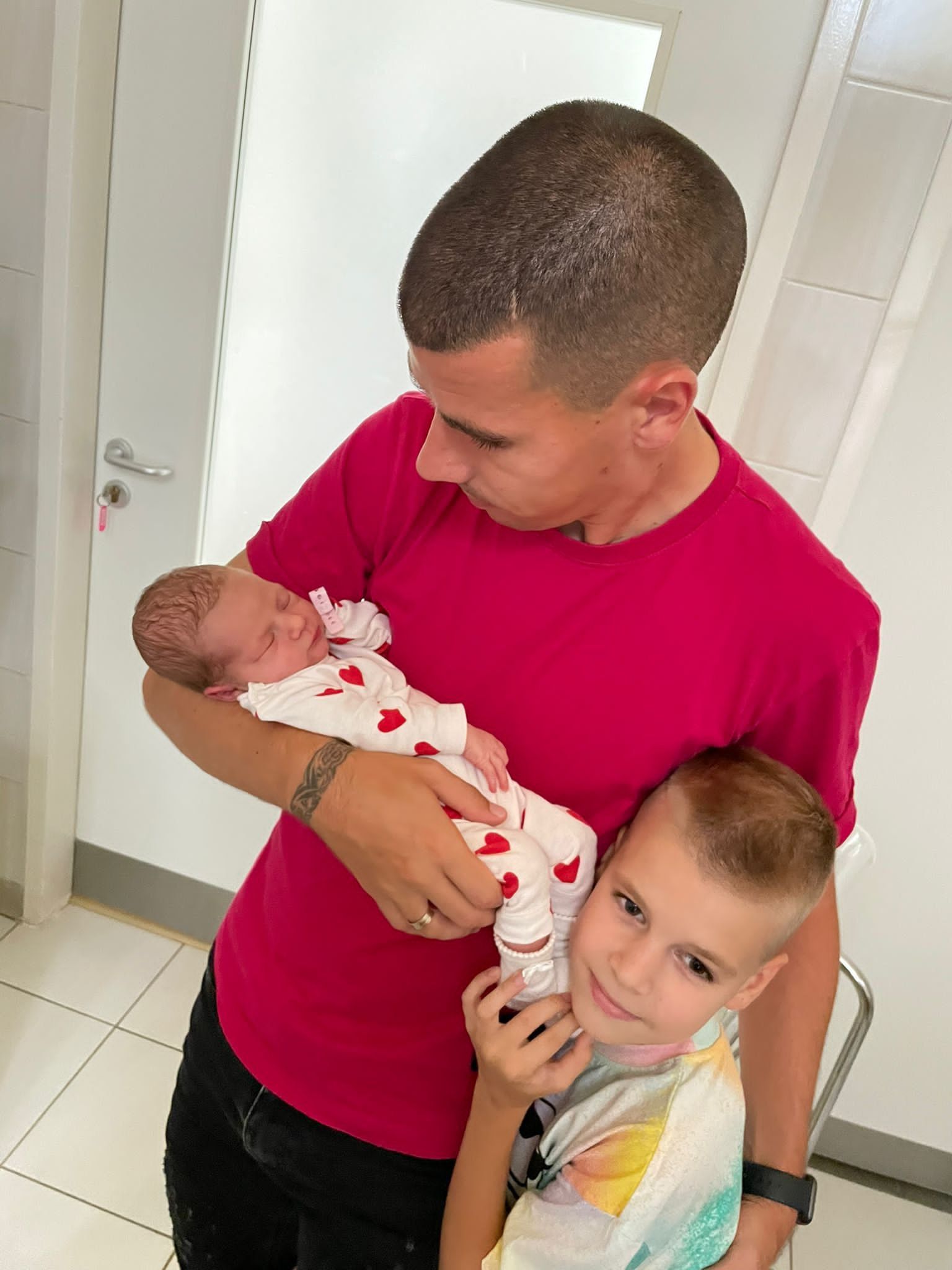Ferenczi János kislánya, Natali hétfő este született meg /Fotó: DVSC/Facebook