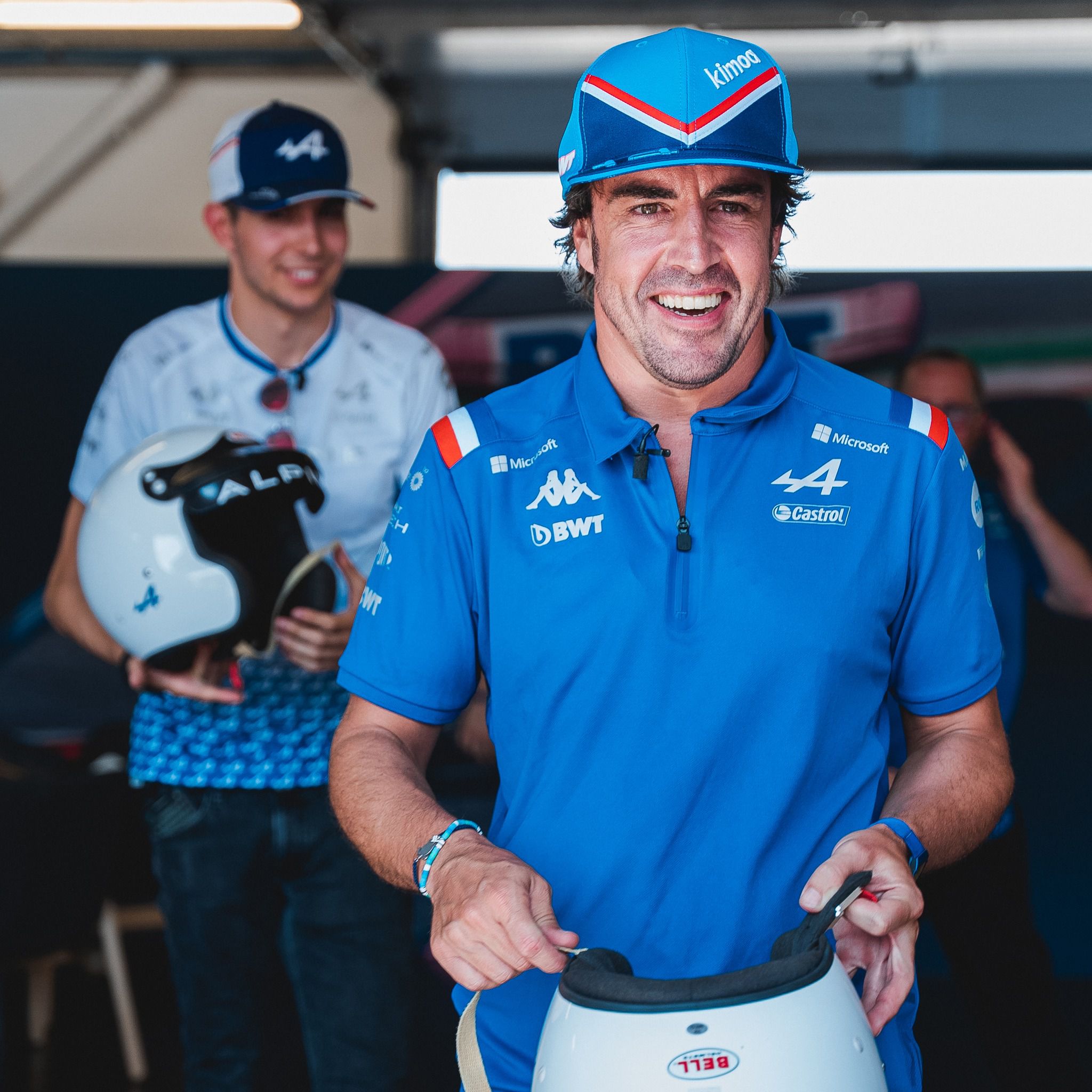 Az Alpine spanyol pilótája, Fernando Alonso a magyar versenyhétvége alatt töltötte be a 41. életévét / Fotó: AlpineF1 Facebook