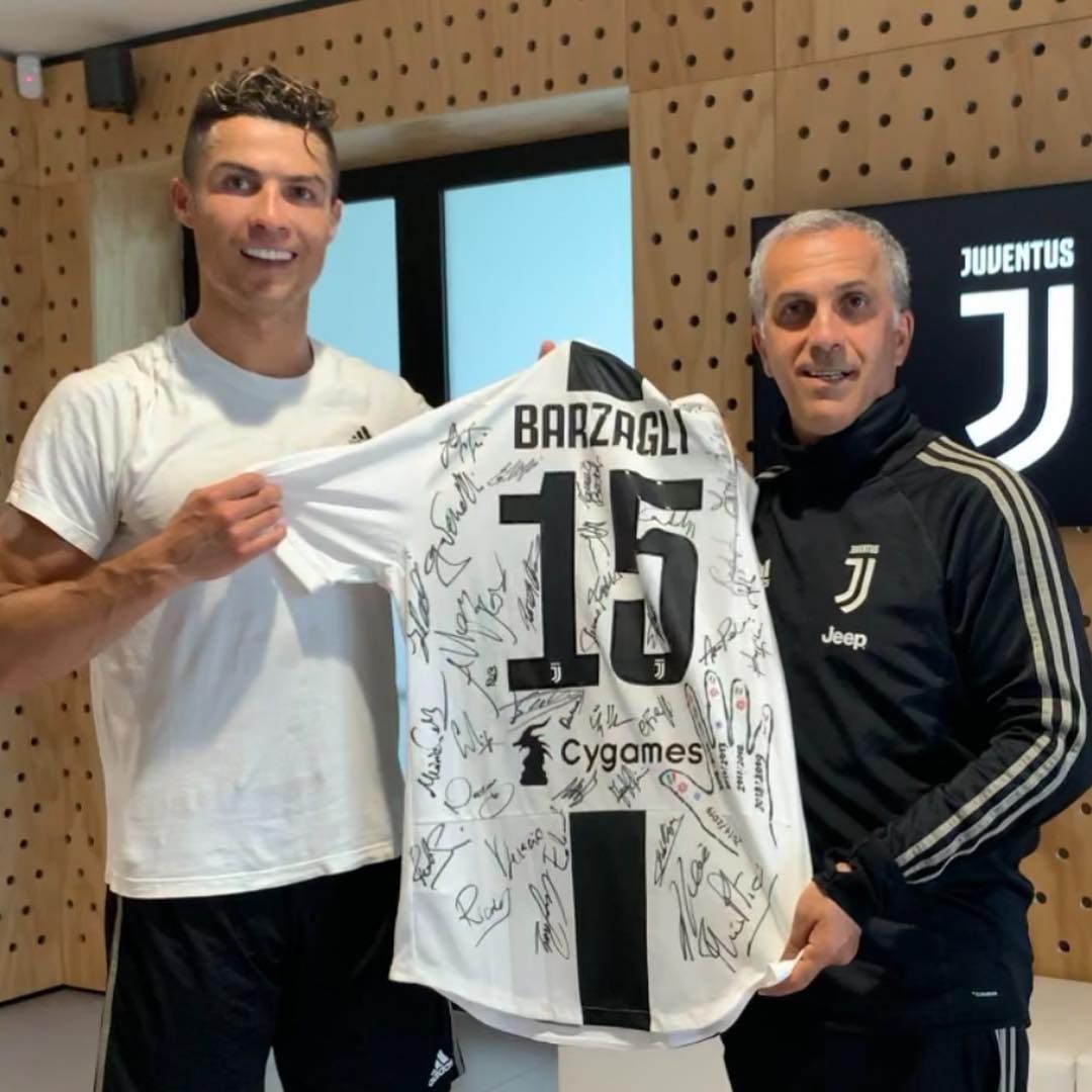 Dolcetti (jobbra) a Juventusnál a portugál sztárral, Ronaldóval dolgozott együtt /Fotó: Instagram
