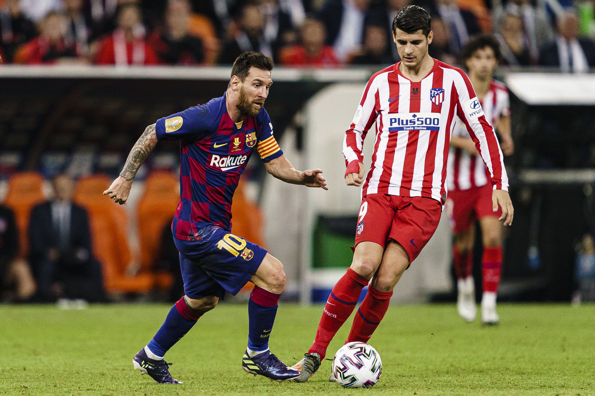 Hiába szerzett gólt Messi (balra), az Atlético nyert 3-2-re/Fotó:Getty Images
