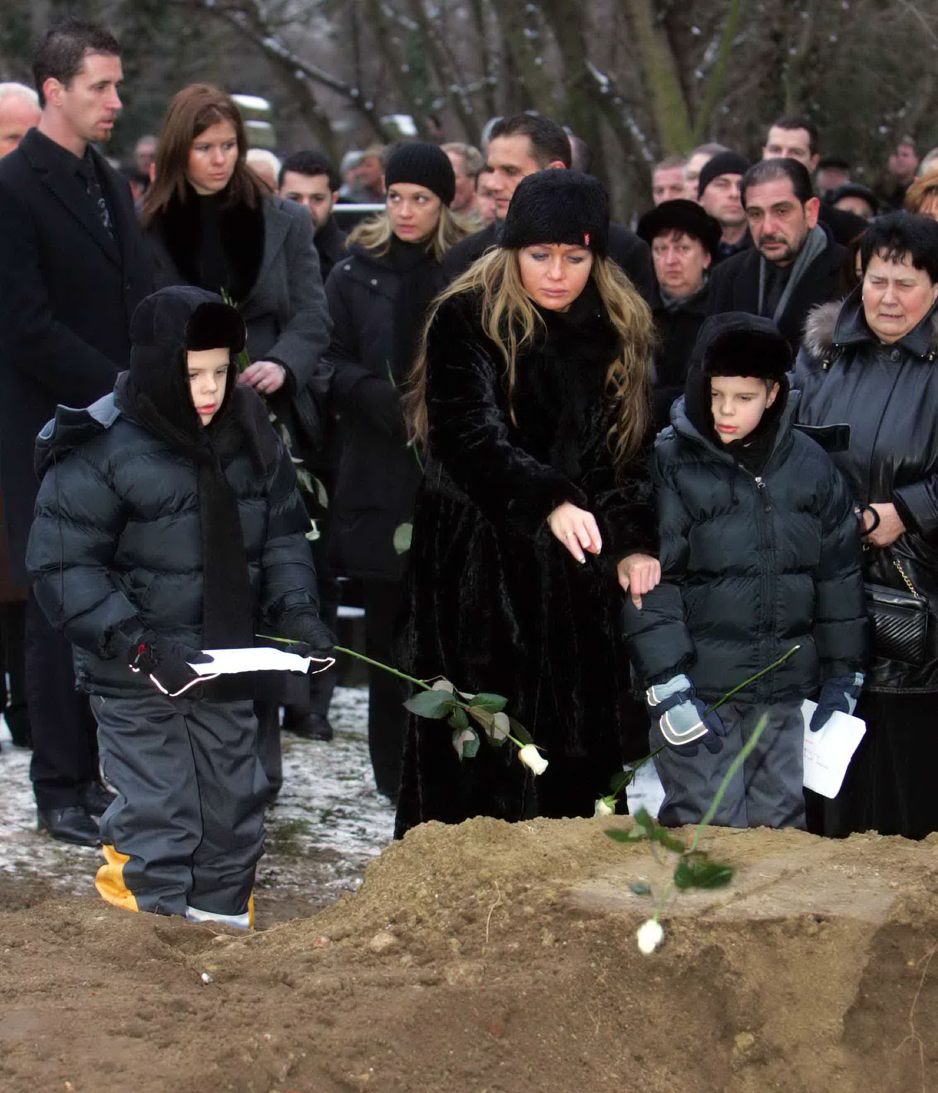 2006-ban veszítette el a családja Zavadszkyt, a futballista temetésén több ezren vettek részt / Fotó: RAS-Archiv