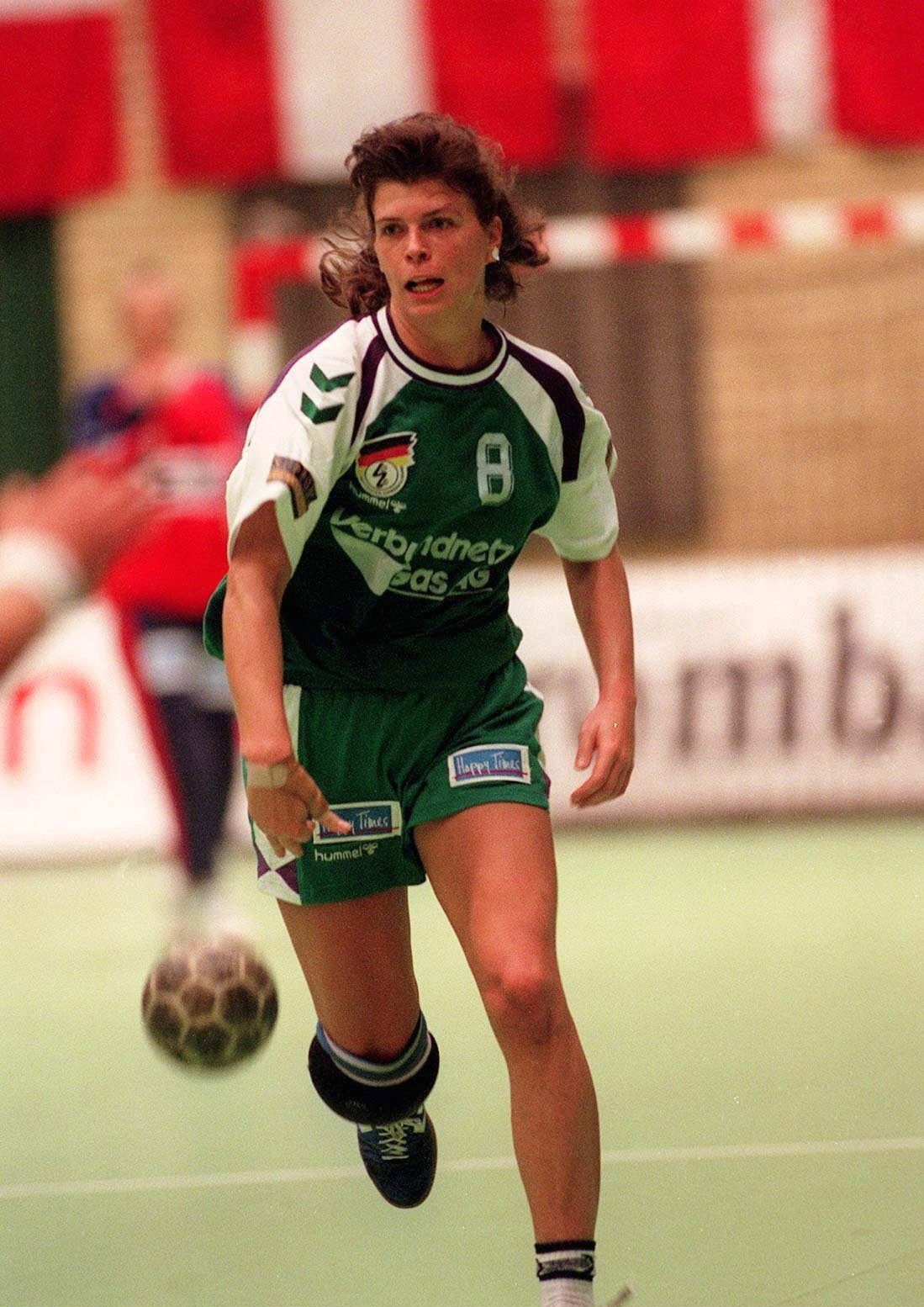 Andrea Bölk 201-szer szerepelt a német nemzeti csapatban, 1993-ban vb-elsők lettek / Fotó: Gettyimages