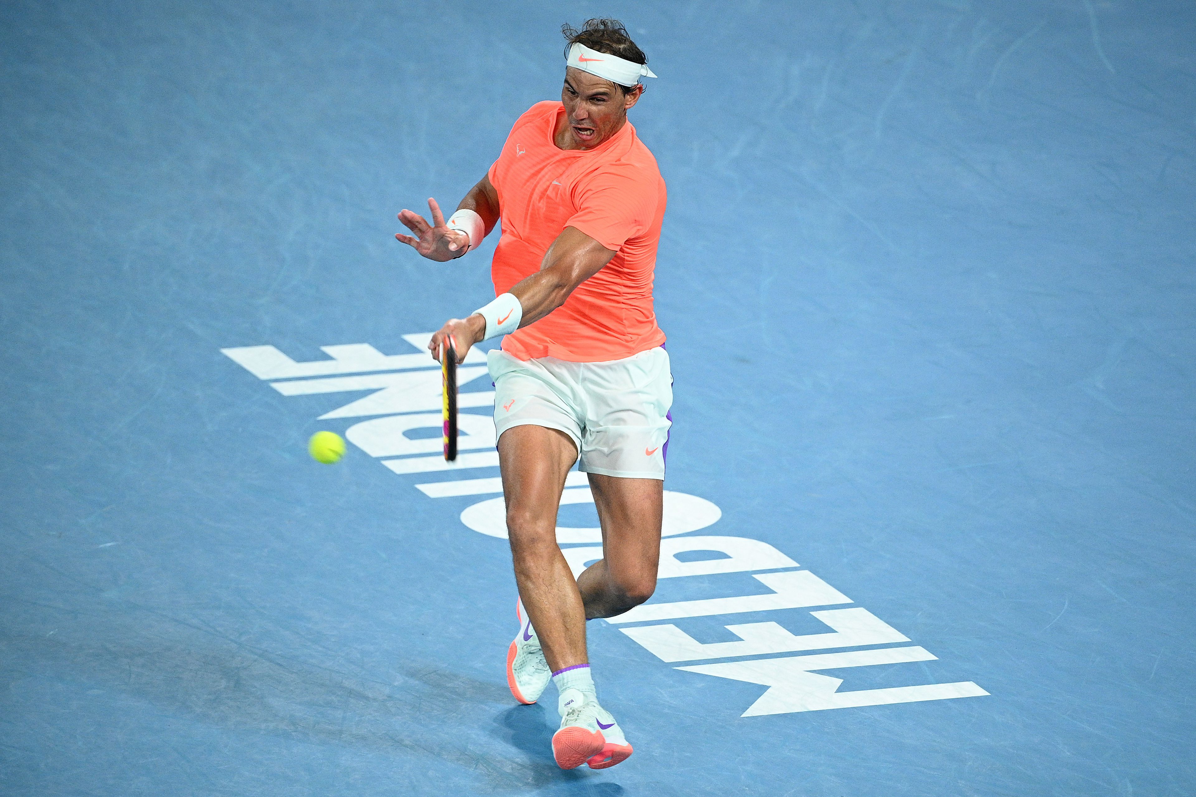 Rafael Nadal 2-0-ről bukta a negyeddöntőt Sztefanosz Cicipasz ellen. / Fotó: EPA/Dean Lewis