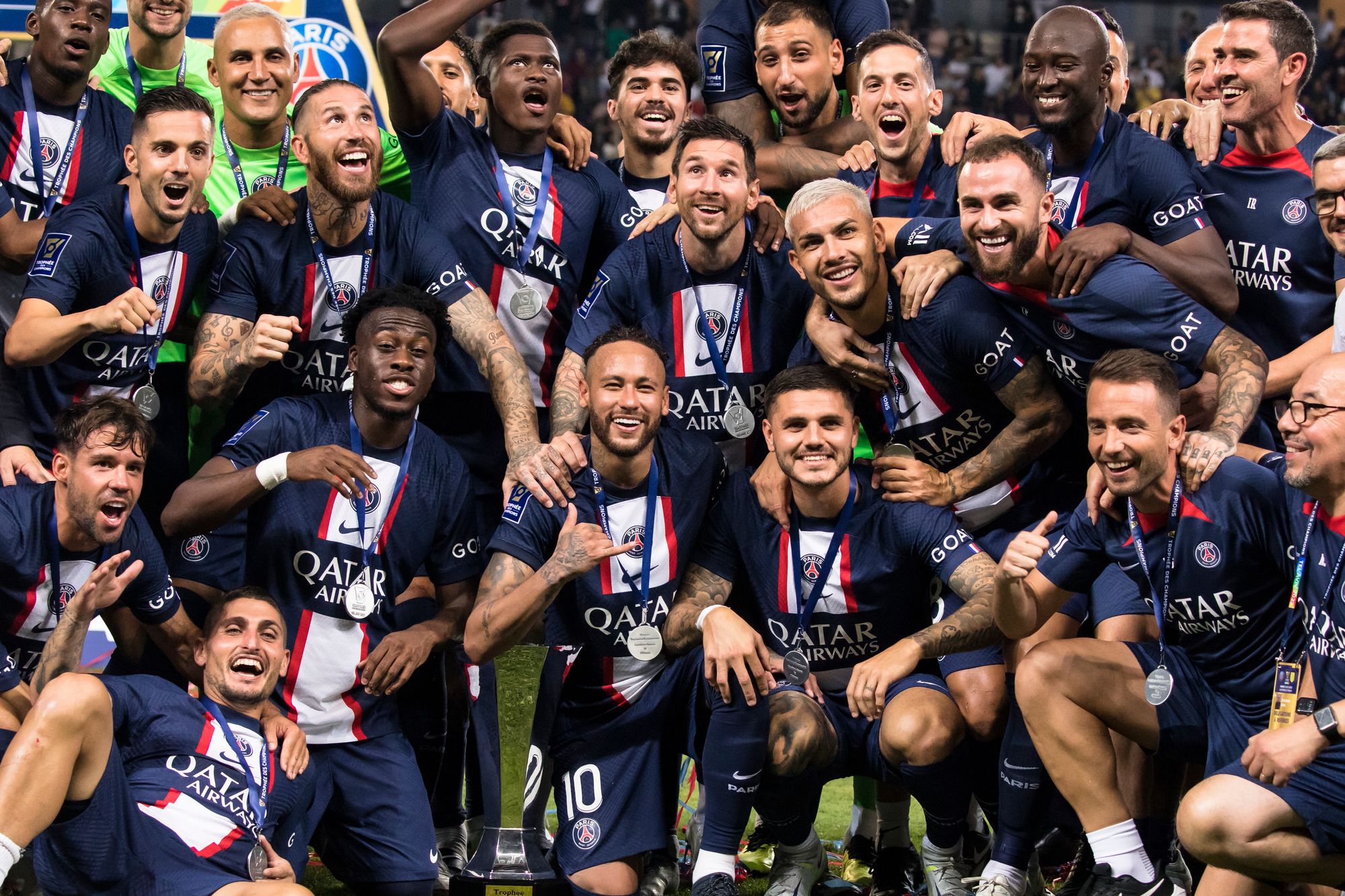 A PSG sima győzelemmel hódította el az első trófeát a szezonban / Fotó: Getty Images