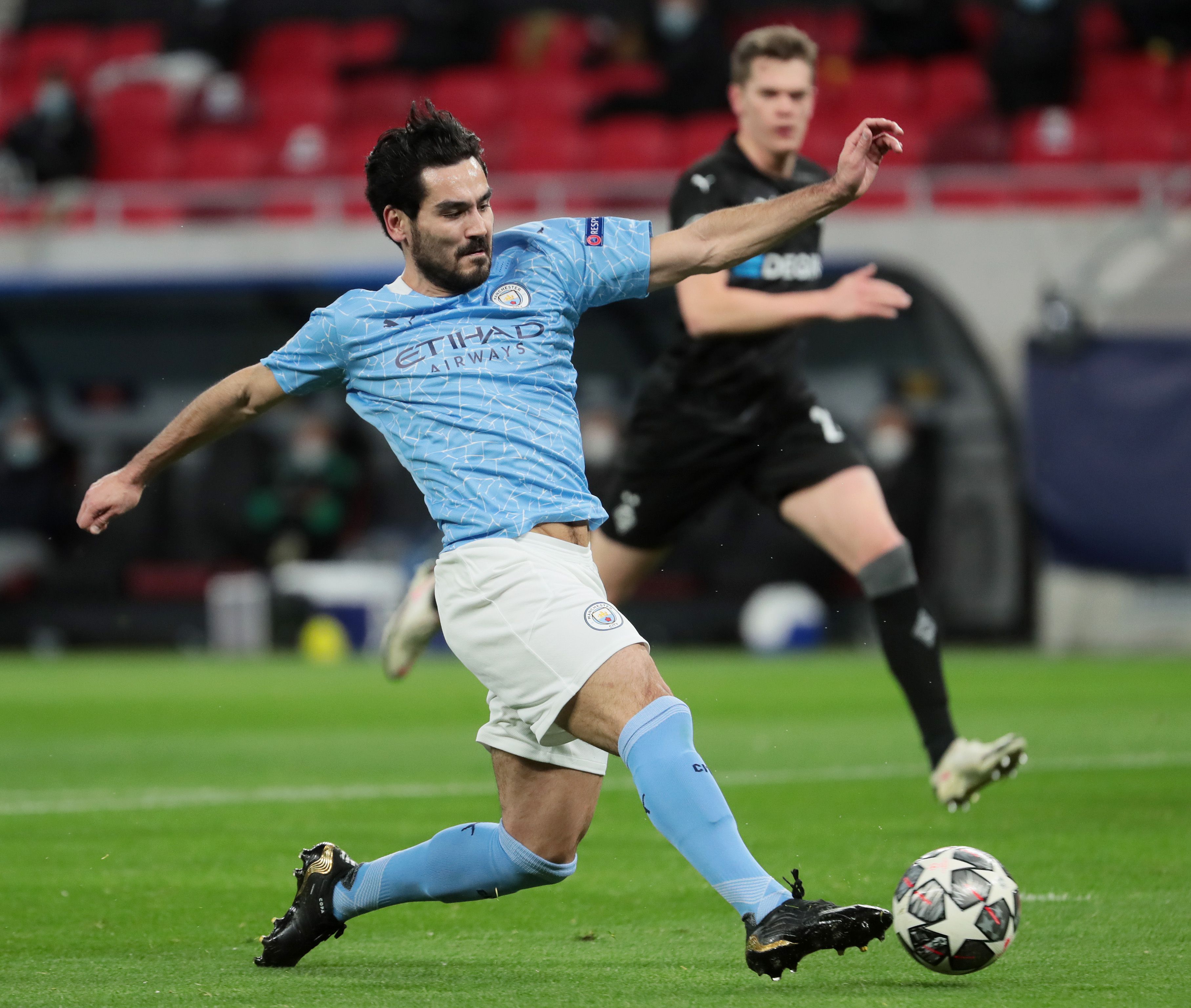 Gündogan szerezte a Manchester City második gólját kedden, csapata a visszavágón is 2-0-ra verte a Mönchengladbachot/ Fotó:Gettyimages