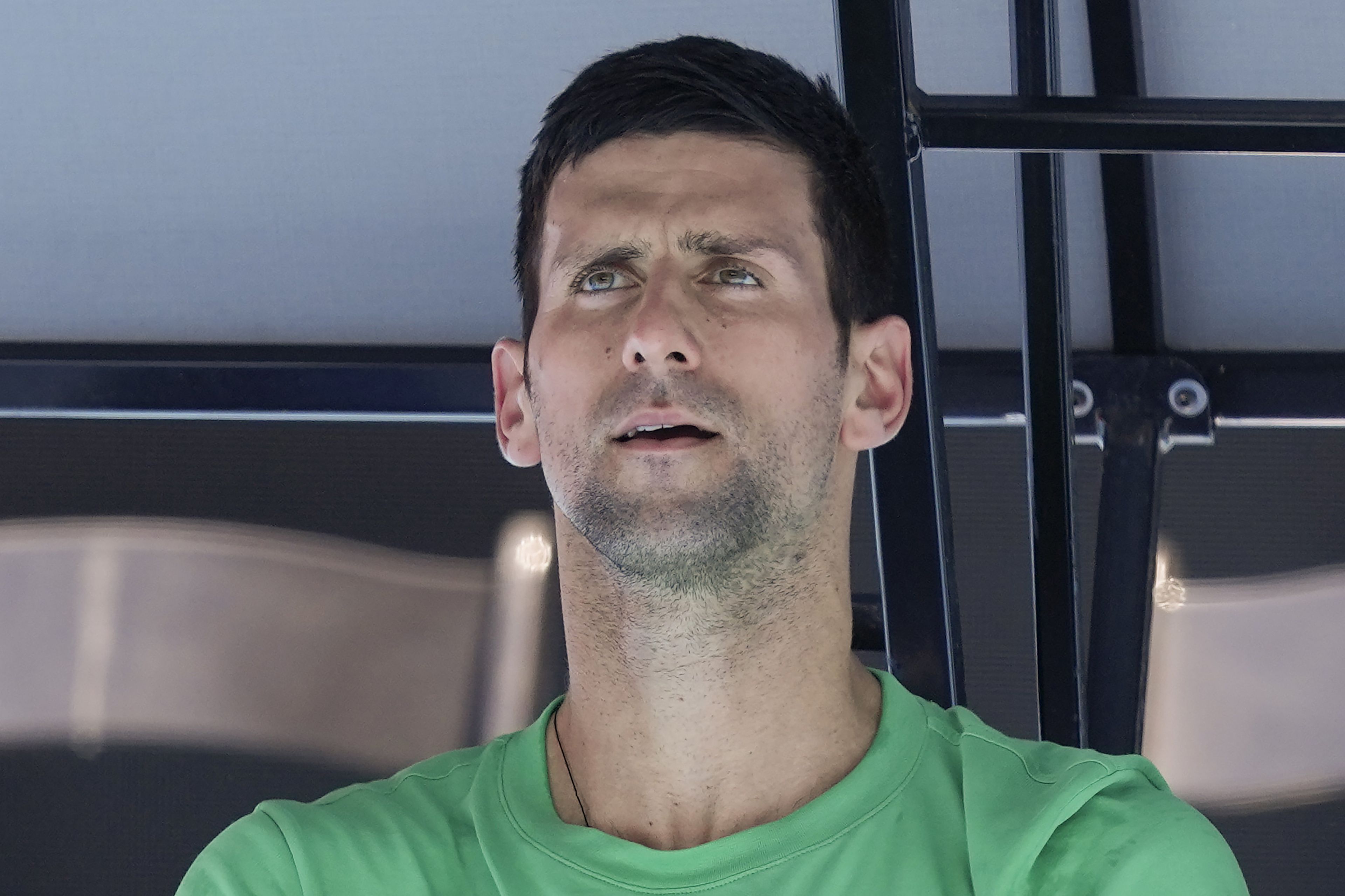 Novak Djokovics / Fotó: MTI/AP/Mark Baker