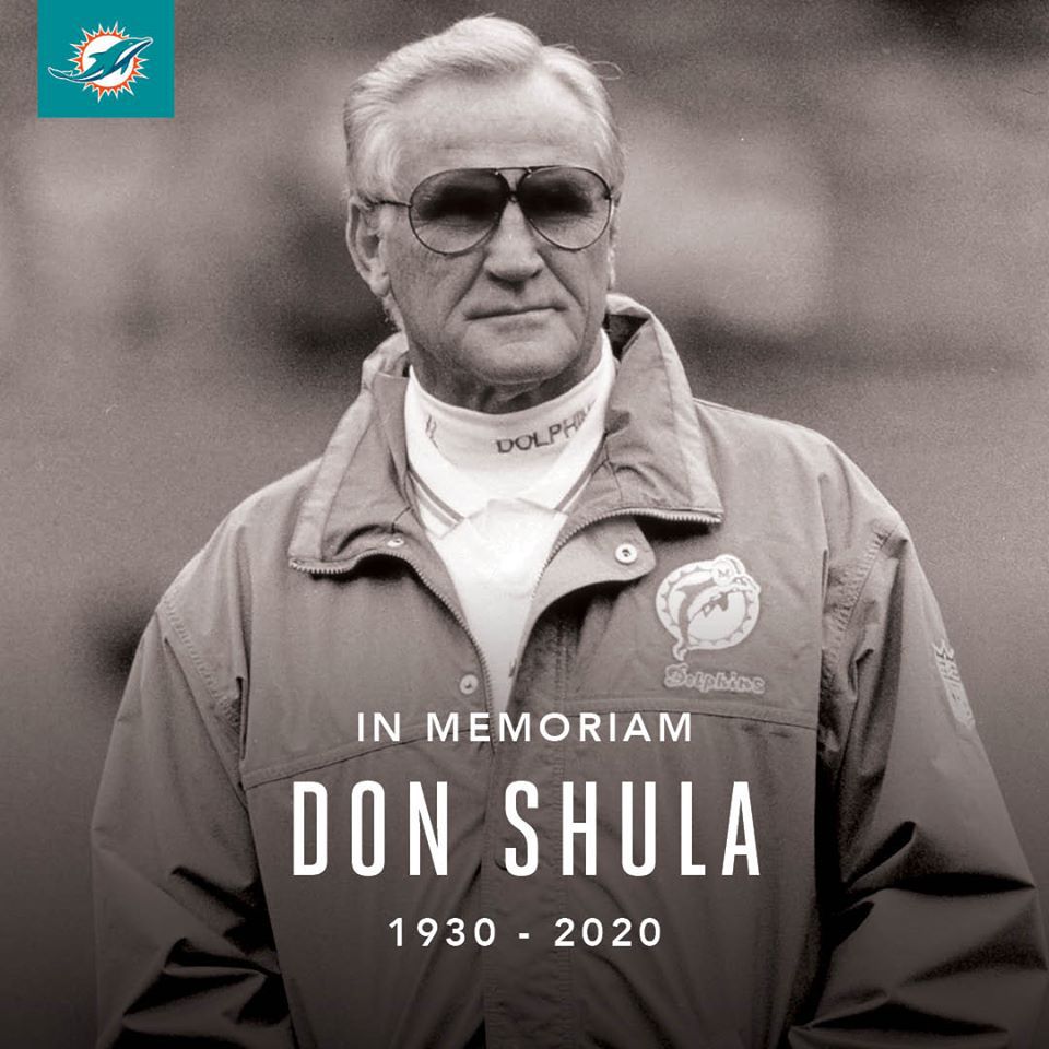 Meghalt az NFL egyik legsikeresebb edzője, a magyar származású Don Shula. /Fotó:Facebook/Miami Dolphins