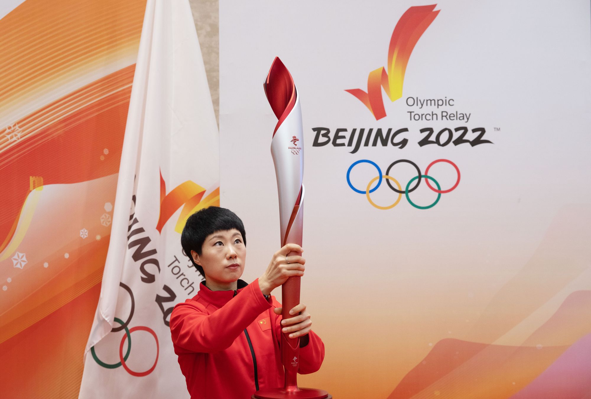 A szervezők bejelentése szerint a koronavírus járvány terjedése miatt a pekingi téli olimpián a játékokat megelőző fáklyafutás ceremóniáján nem vehetnek részt nézők /Fotó: Northfoto