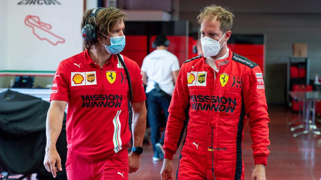 A négyszeres világbajnok Sebastian Vettelnek nehéz sorsa lesz idén a Ferrarinál / Fotó: Scuderia Ferrari