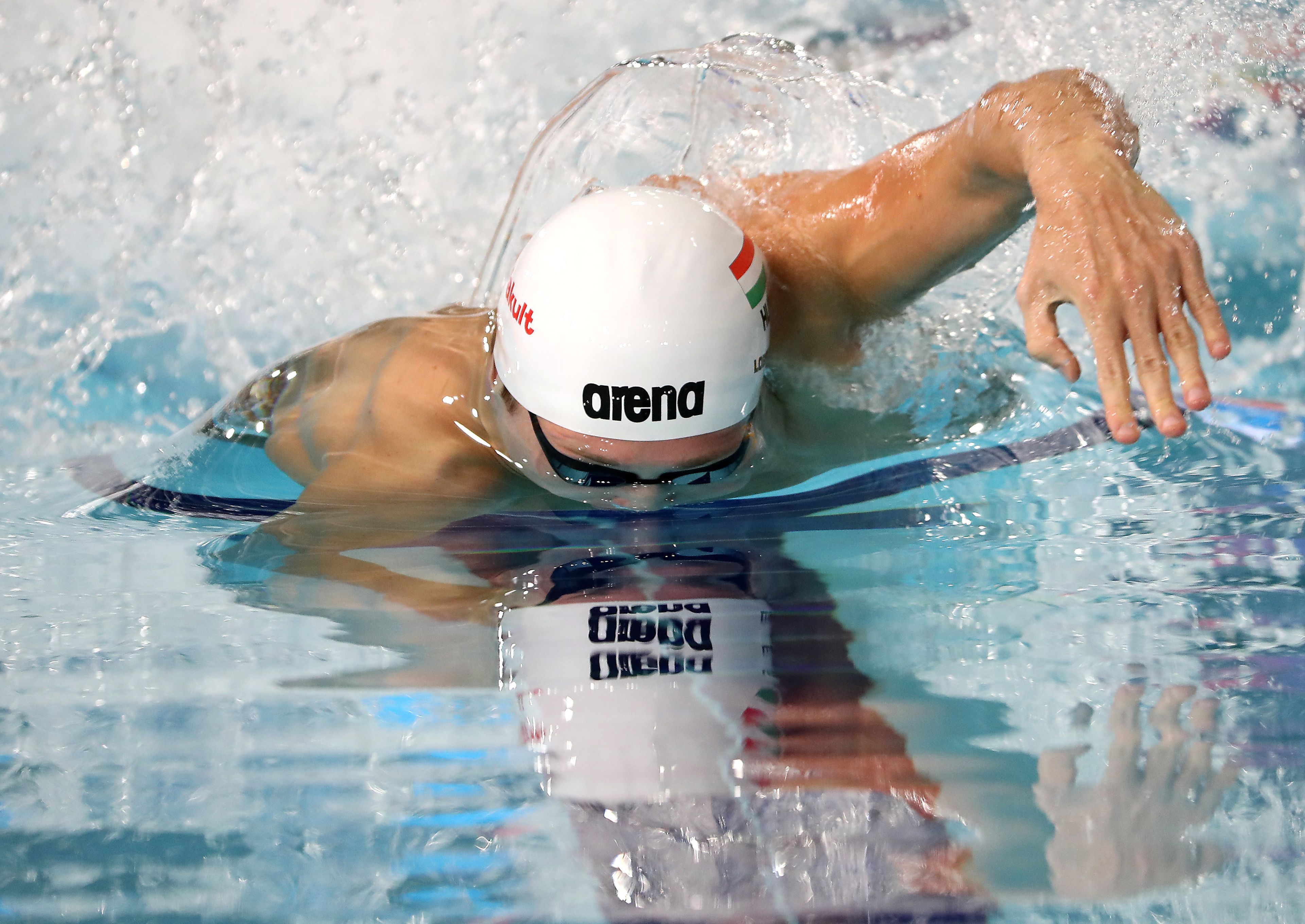 Csalódást keltő szereplős az úszás pénteki előfutamaiban. / Fotó: MTI/Illyés Tibor