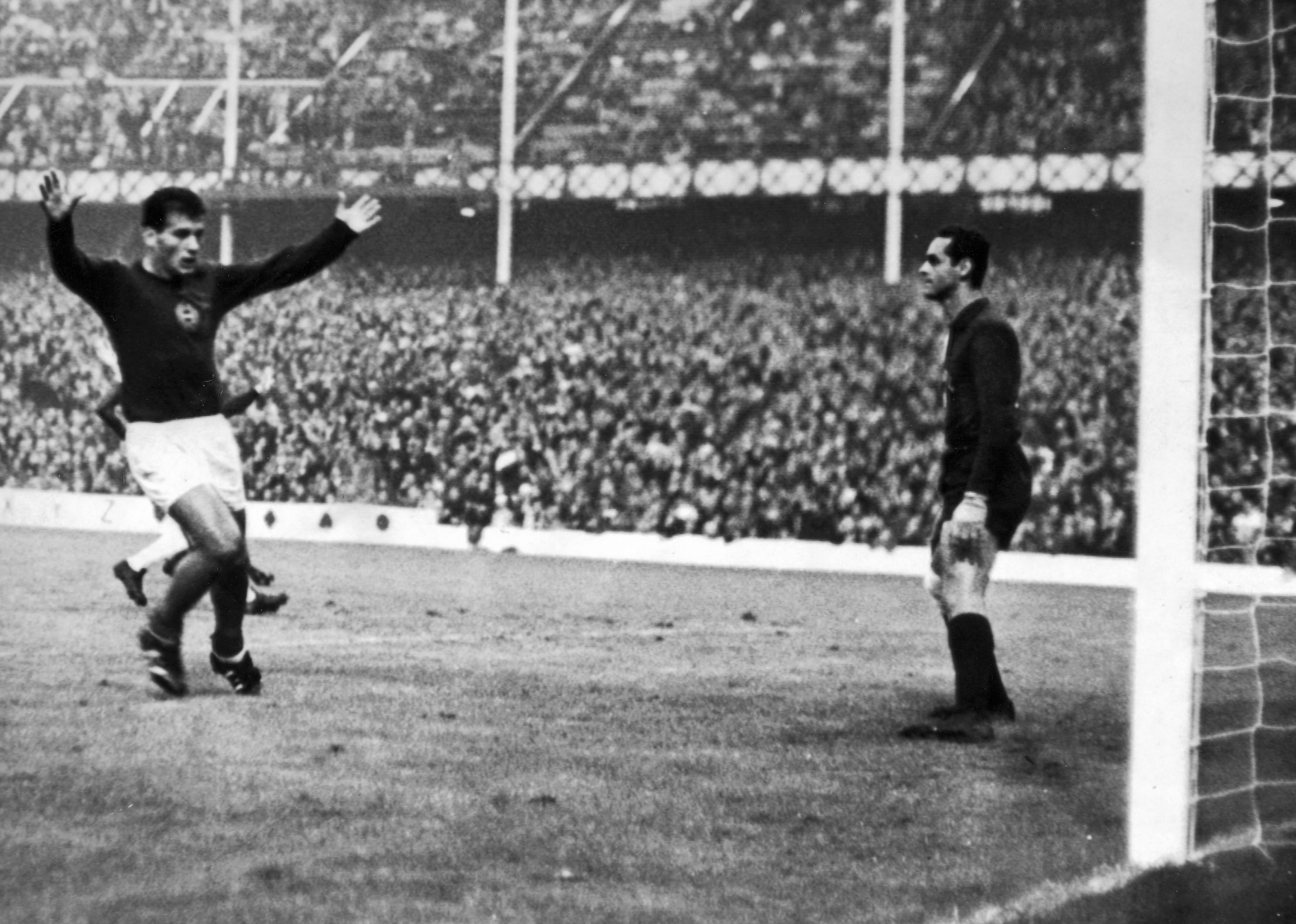 Farkas János az évszázad gólját lőtte az 1966-os világbajnokságon Fotó: Getty Images