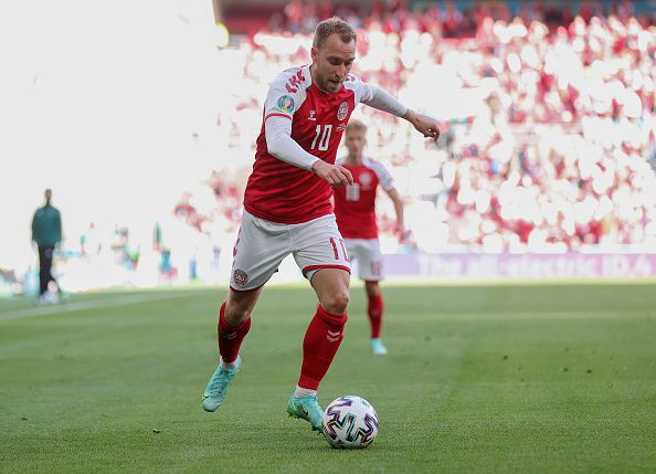 A dán válogatott Christian Eriksen a szívmegállása után újra futballozni akar, Angliában valószínűleg megteheti / Fotó: Getty Images