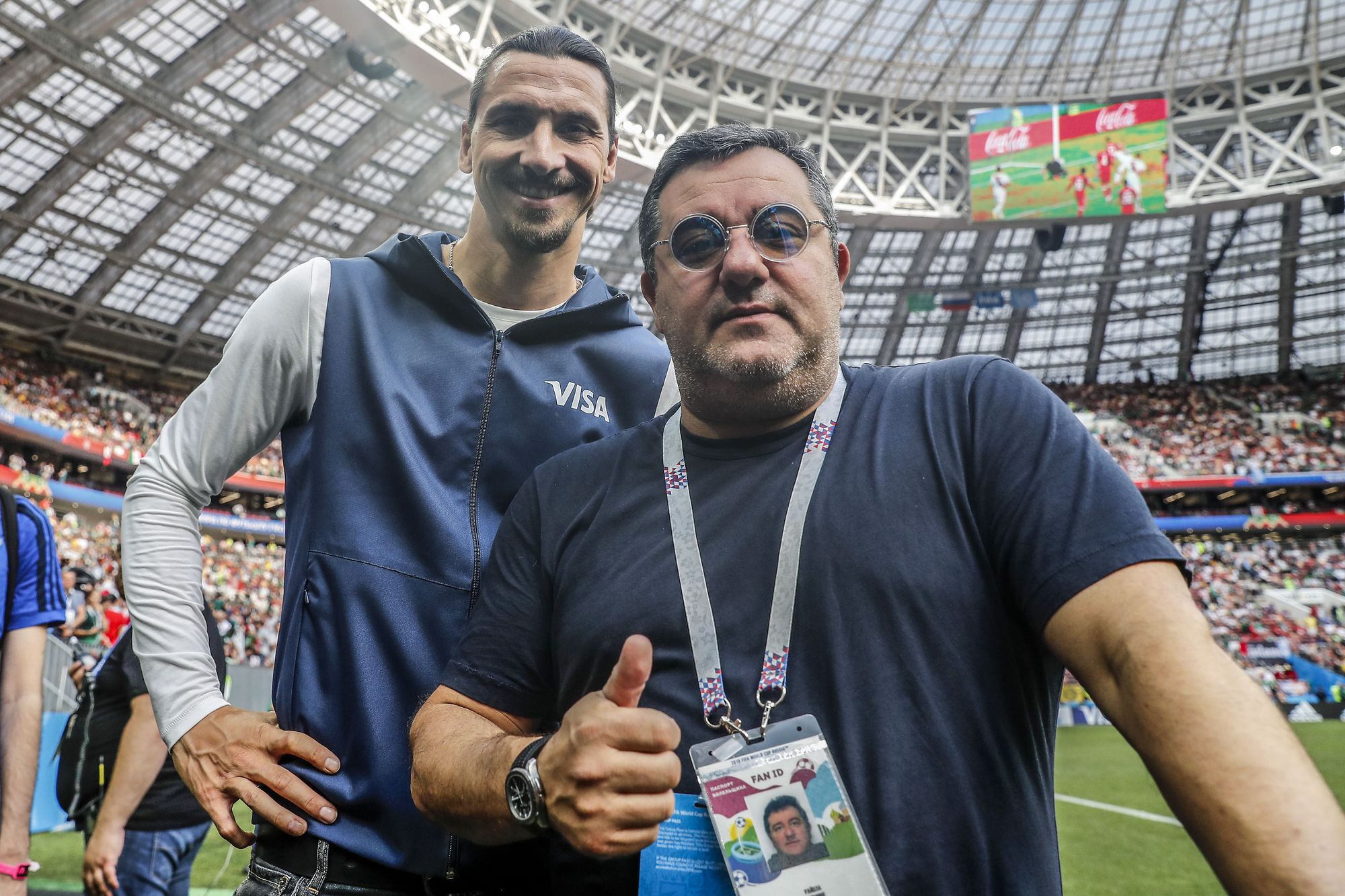 Mino Raiola a szülei pizzázójából világhírű játékosügynökké nőtte ki magát, ő képviseli Zlatan Ibrahimovicot is/Getty Images