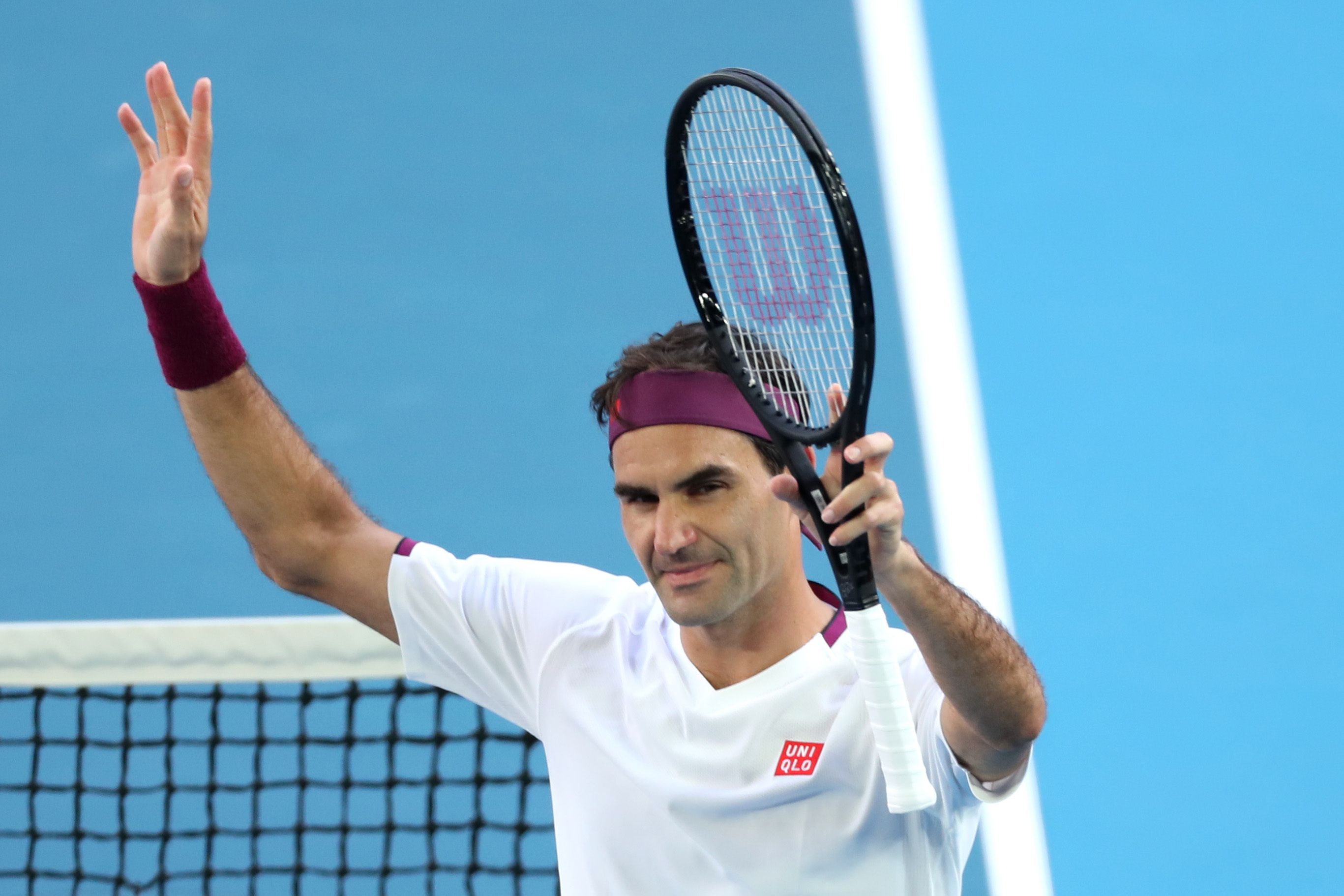 Roger Federer Twitteren osztotta meg, a hosszú kihagyás után újra elkezdte az edzéseket Fotó:GettyImages