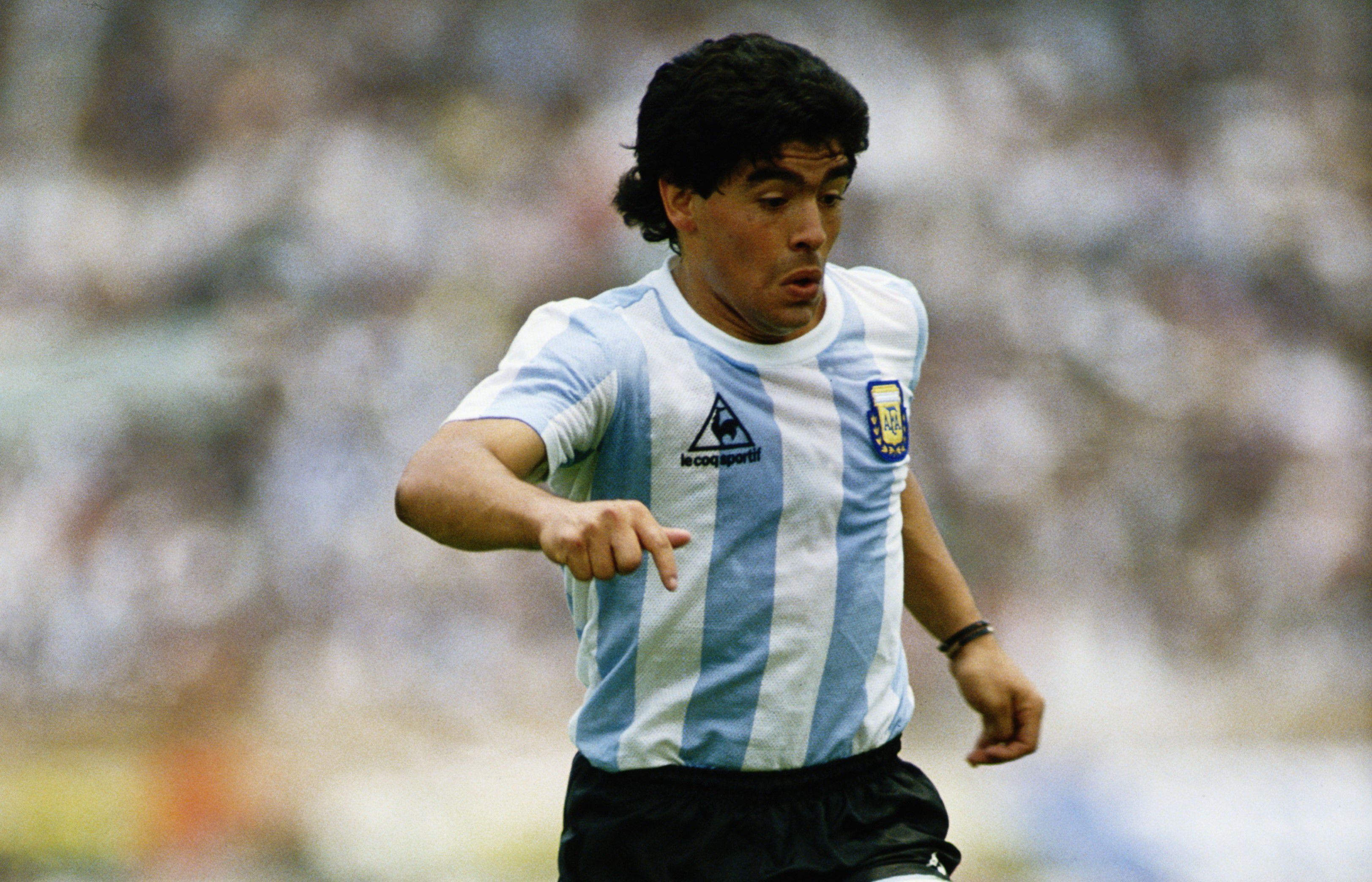 Maradona 1986-ban viselt stoplisa kerül kaplapács alá / Fotó: Getty Images