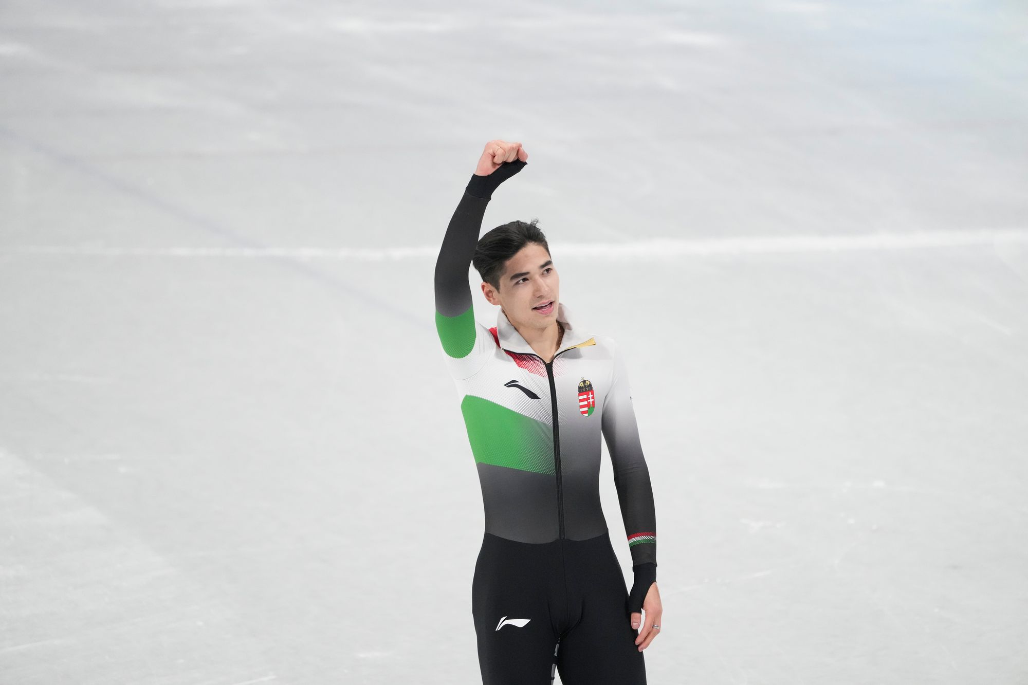 Liu Shaoang hazánk első egyéni bajnoka lett a téli olimpiákon /Fotó: Getty Images