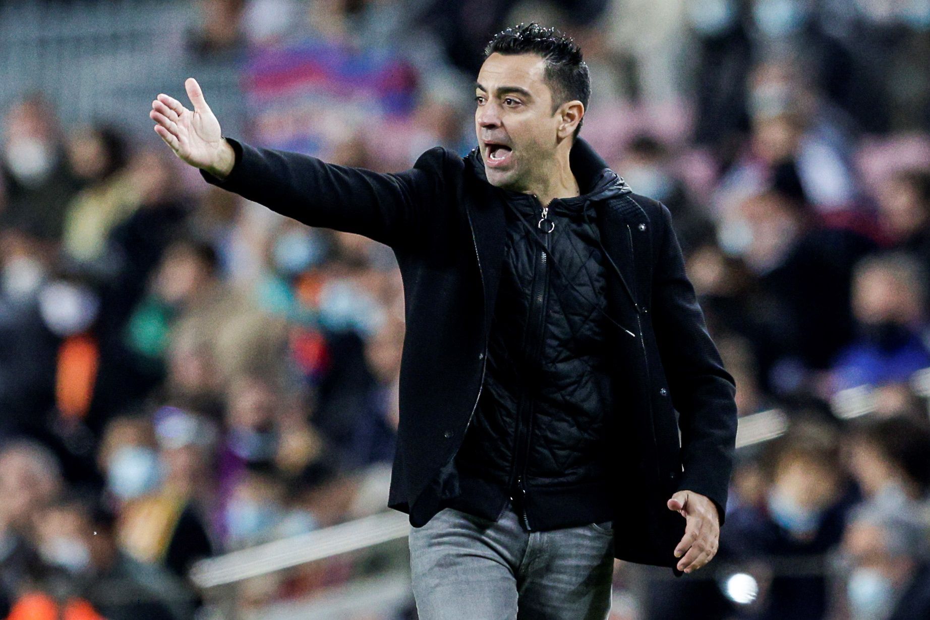 Xavival is csak szenved a Barcelona, szerdán kieshet a Bajnokok Ligájából / Fotó: PA/Quique Garcia