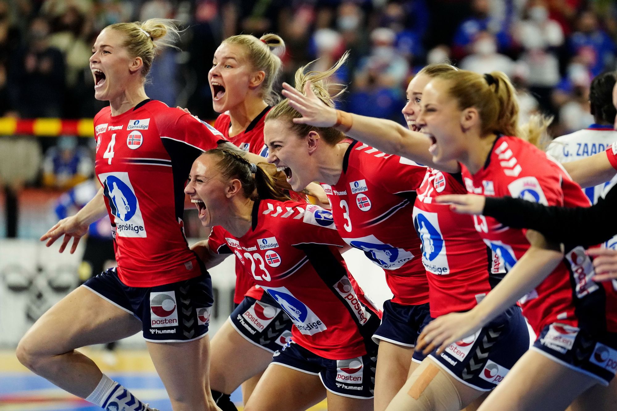 Norvégia női kézilabda-válogatottja negyedszer lett világbajnok /Fotó: MTI/EPA/EFE/Enric Fontcuberta