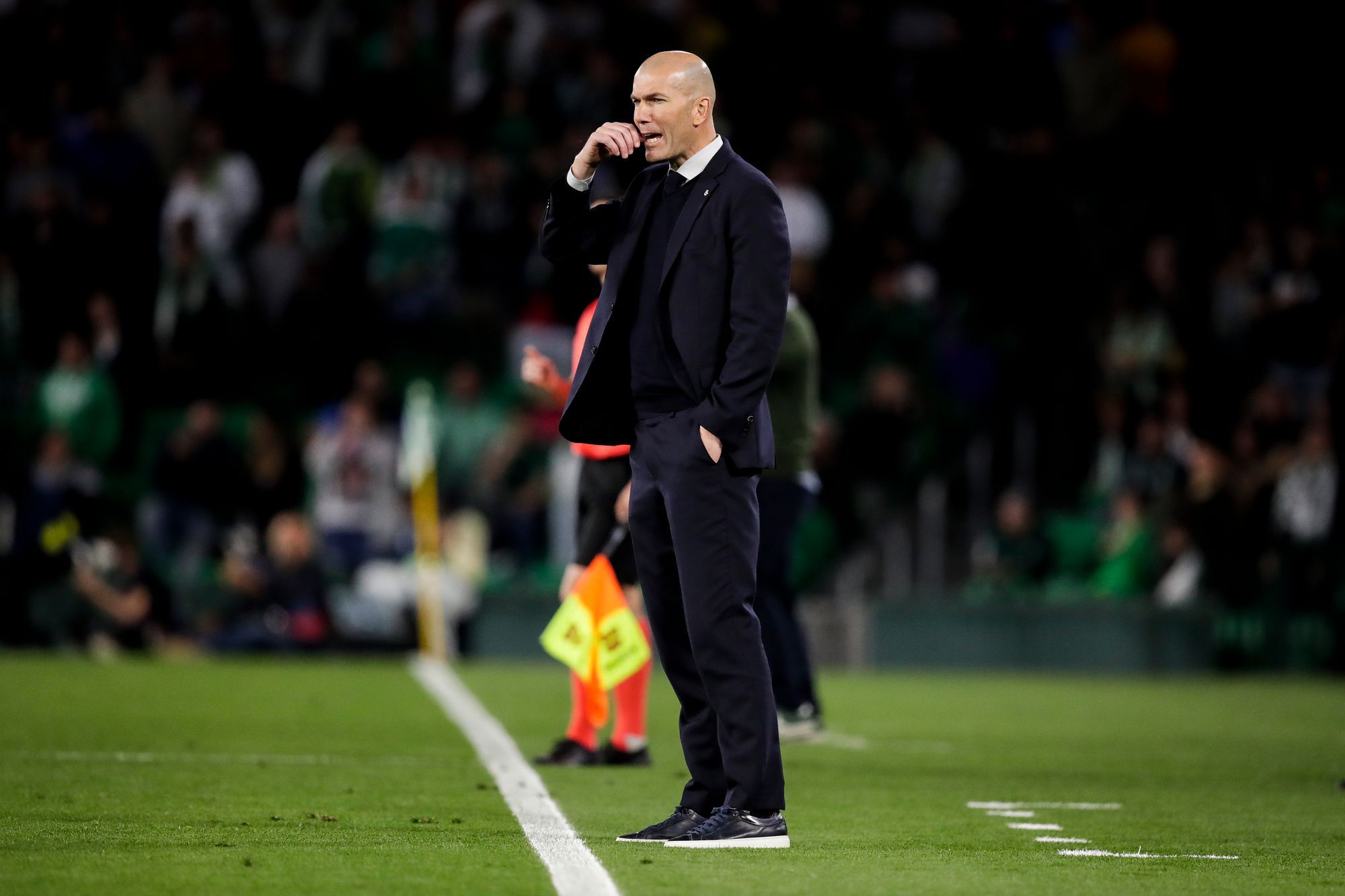 Zinédine Zidane csapata botlott a Betis ellen. / Fotó GETTY IMAGES