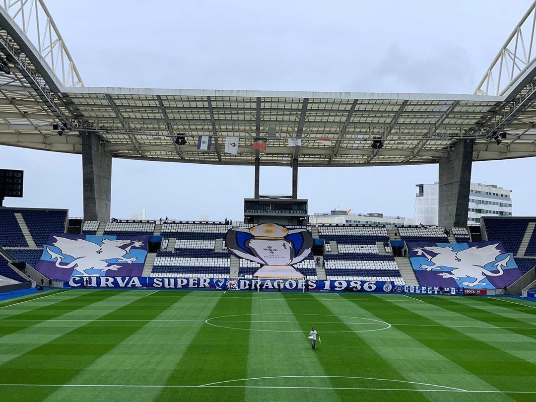 Az Estádio do Dragão stadion, ahol eredetileg a Szuperkupa meccs lett volna. / Fotó: Twitter: Lipinho Ferreira