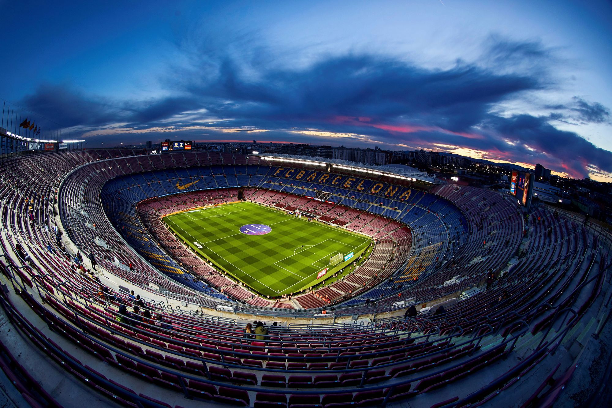 A barcelonai Camp Nou stadion / Fotó: MTI/EPA/EFE/Alejandro Garcia