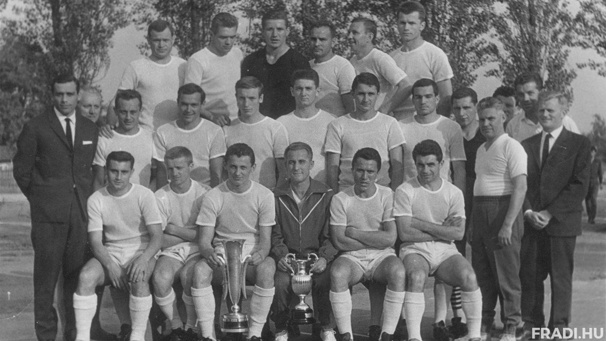A 1965-ban még itthon is szinte esélytelennek tartották a Ferencvárost a Juventus ellen, a magyar együttes azonban hazahozta a Vásárvárosok Kupája-trófeát /Fotó: fradi.hu