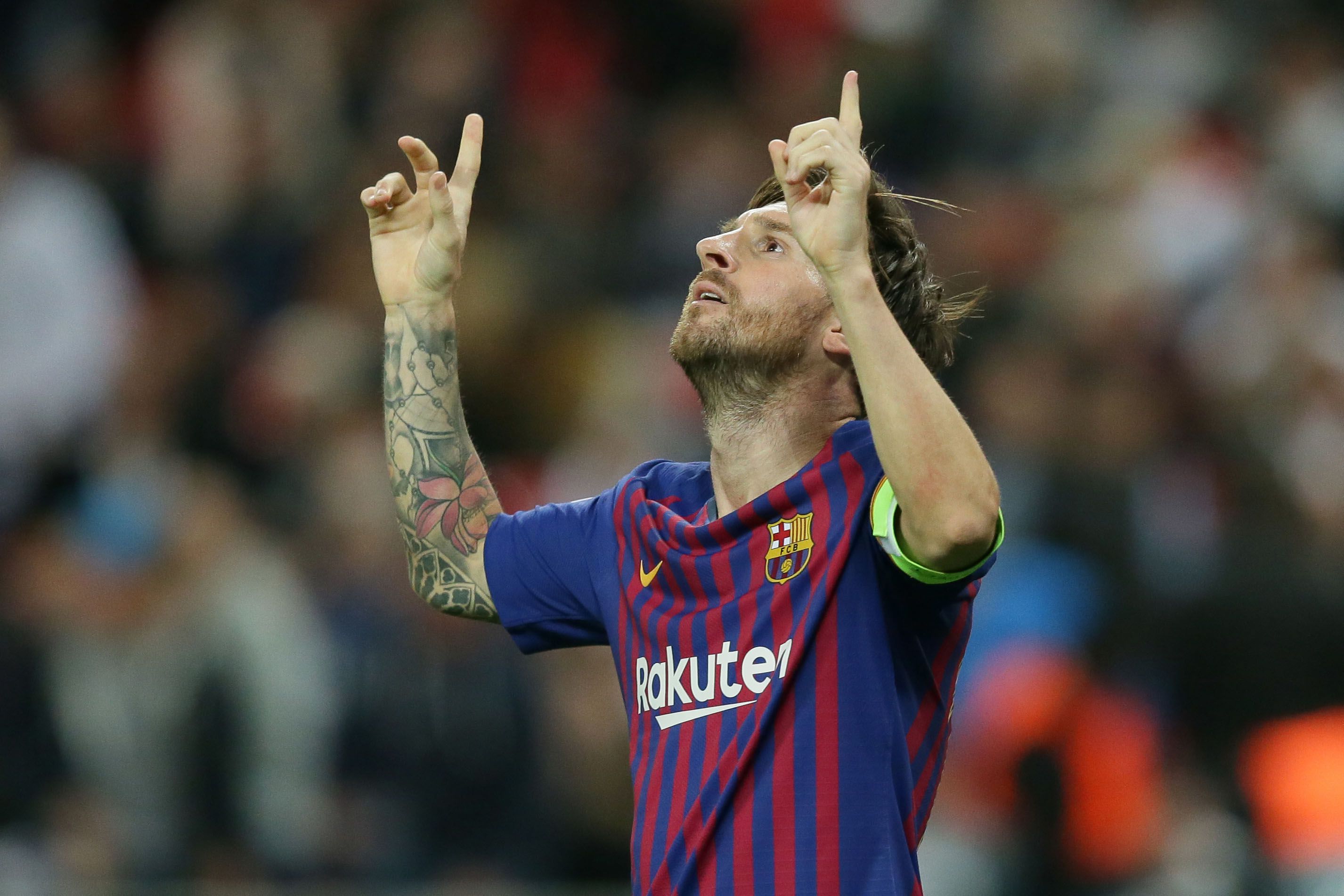 Lionel Messi sajtótájékoztatót tart Barcelonában vasárnap /Fotó: Northfoto