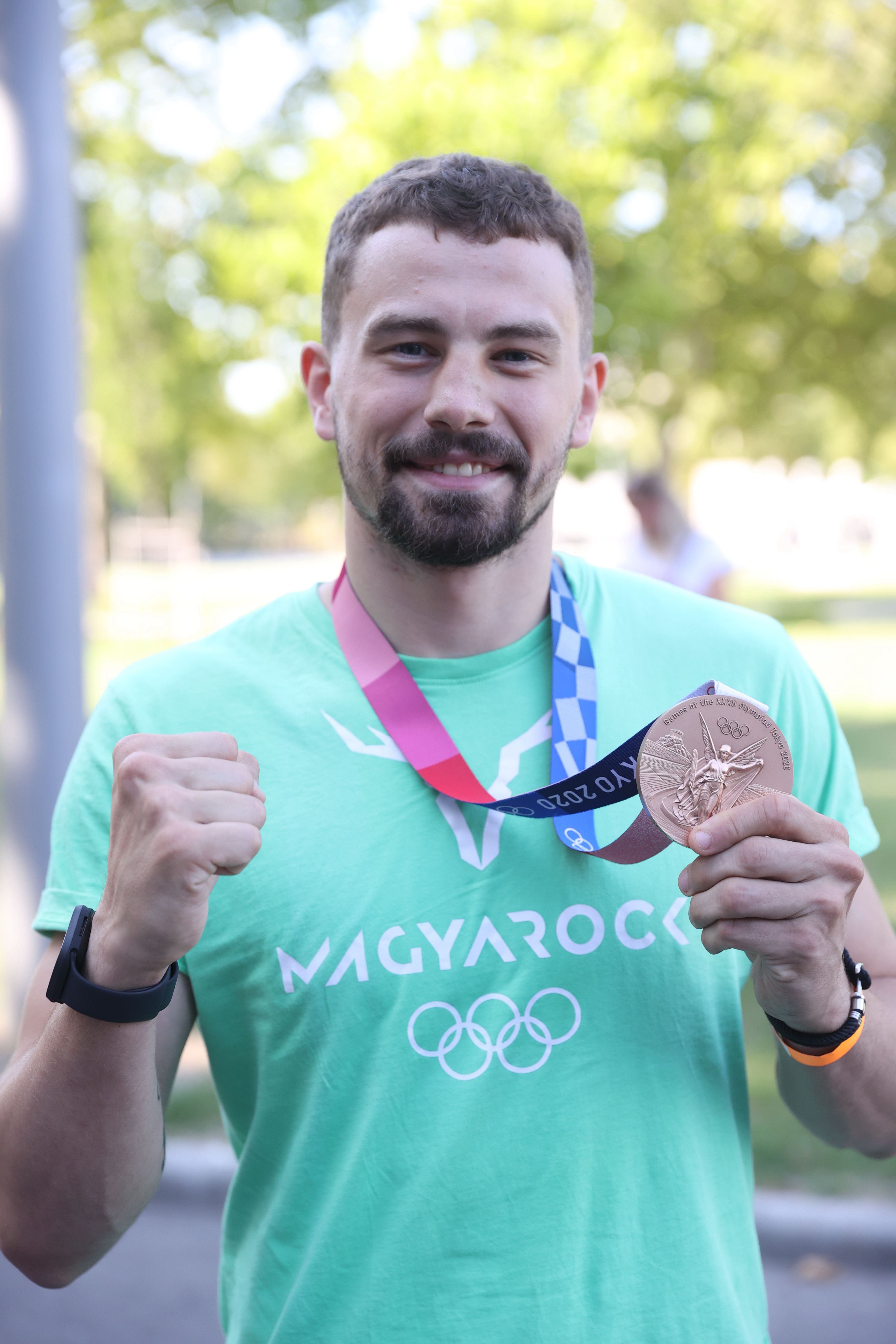 Az olimpiai bronzérmes Hárspataki a nyári Világjátékokon is dobogóra állna  /Fotó: Varga Imre