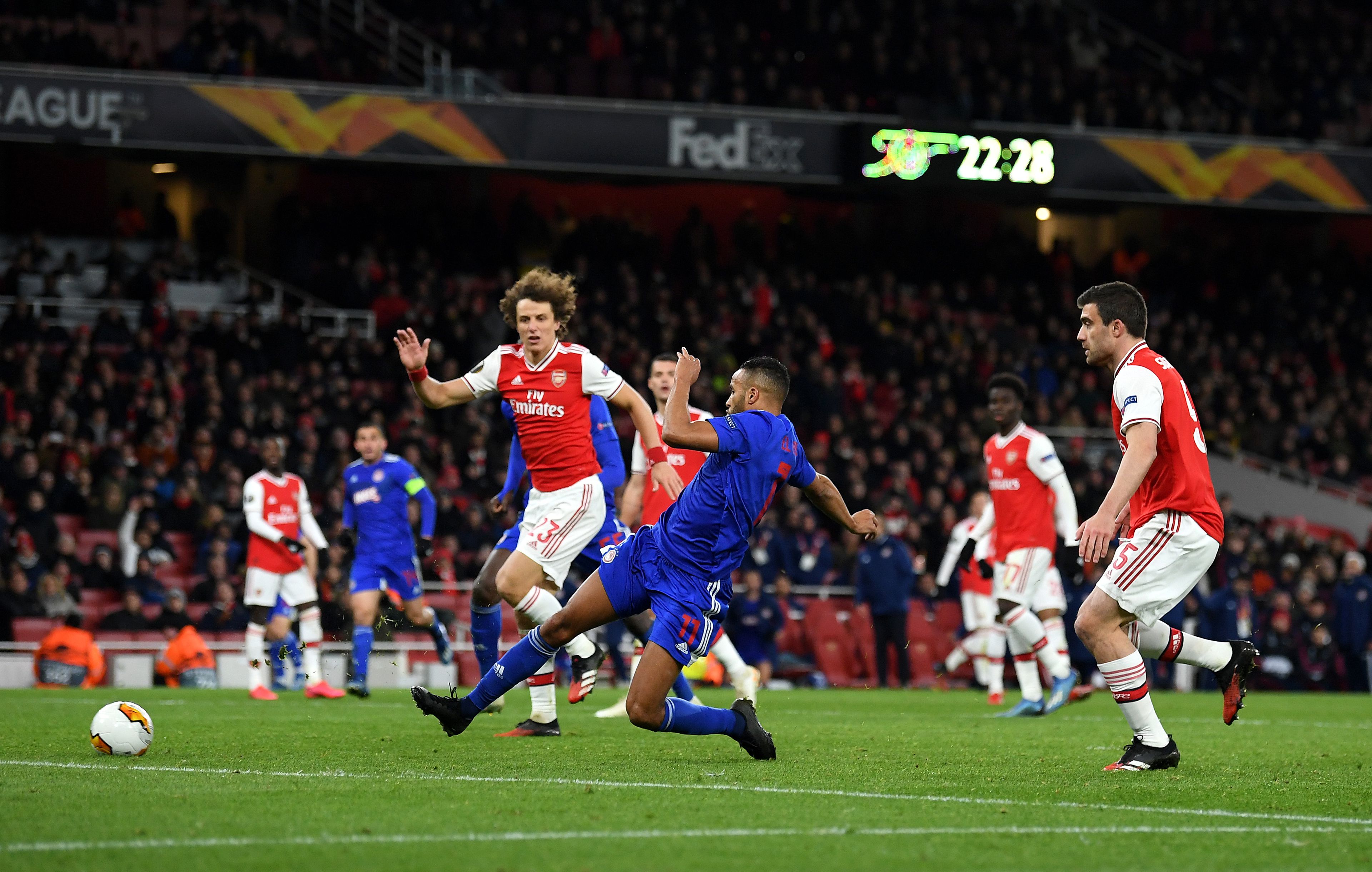 Az Arsenal a hosszabbítás utolsó percében még továbbjutásra állt/ Fotó: Getty images