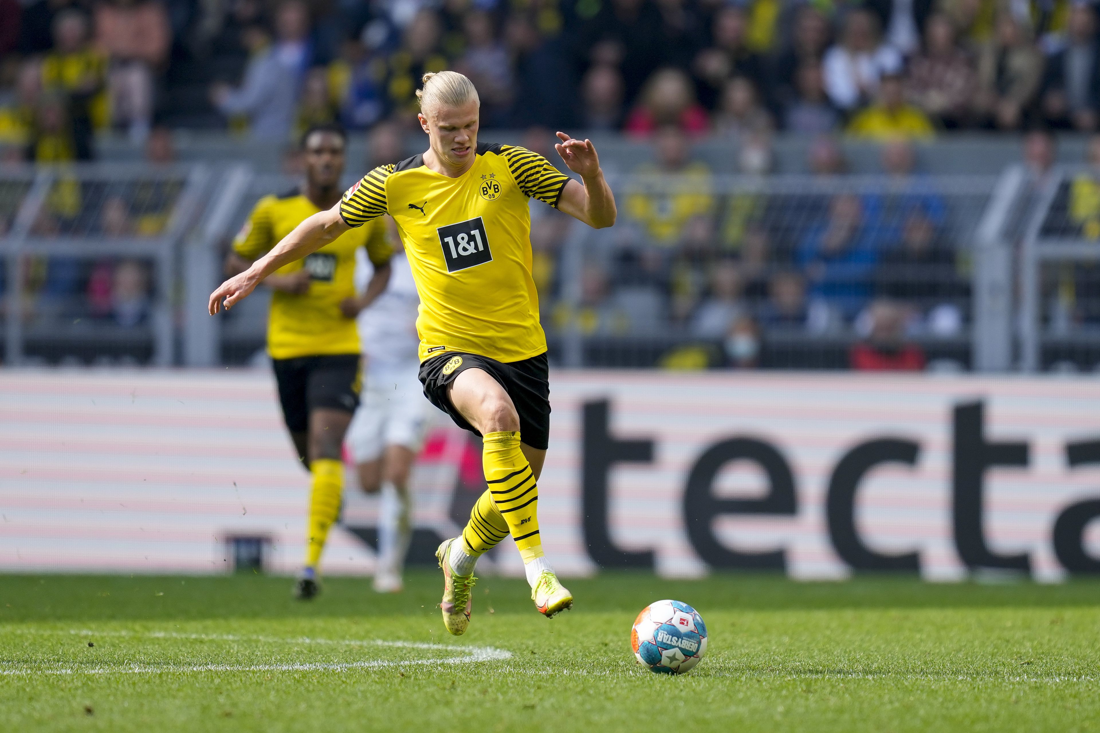 Erling Haaland hiába lőtt három gólt a hétvégén, csapata, a Dortmund így is kikapott otthon a Bochumtól / Fotó: Gettyimages