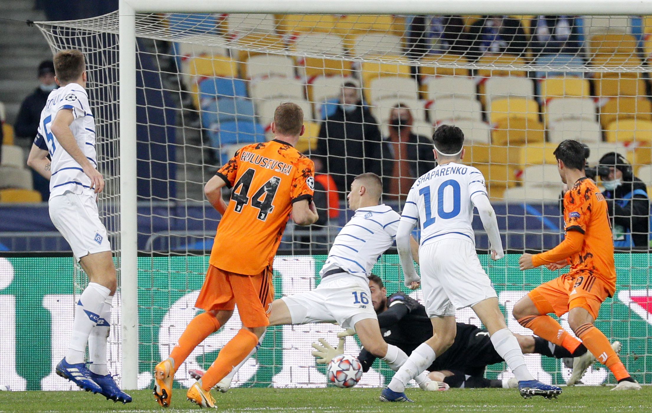 A Dinamo Kijev a Juventus elleni hazai vereséggel kezdte a Bajnokok Ligáját. / Fotó: EPA/Sergey Dolzhenko