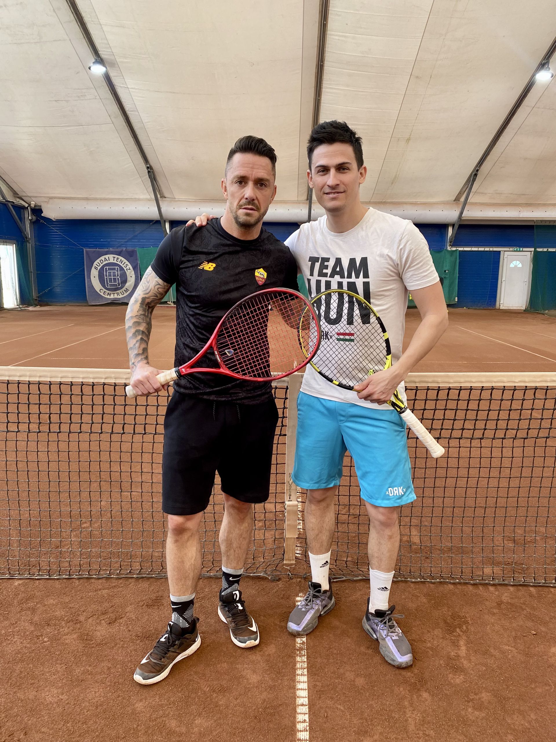 Kabát Balázs Attila profi teniszezőtől nagyon sok hasznos dolgot tanult/Kabát Péter