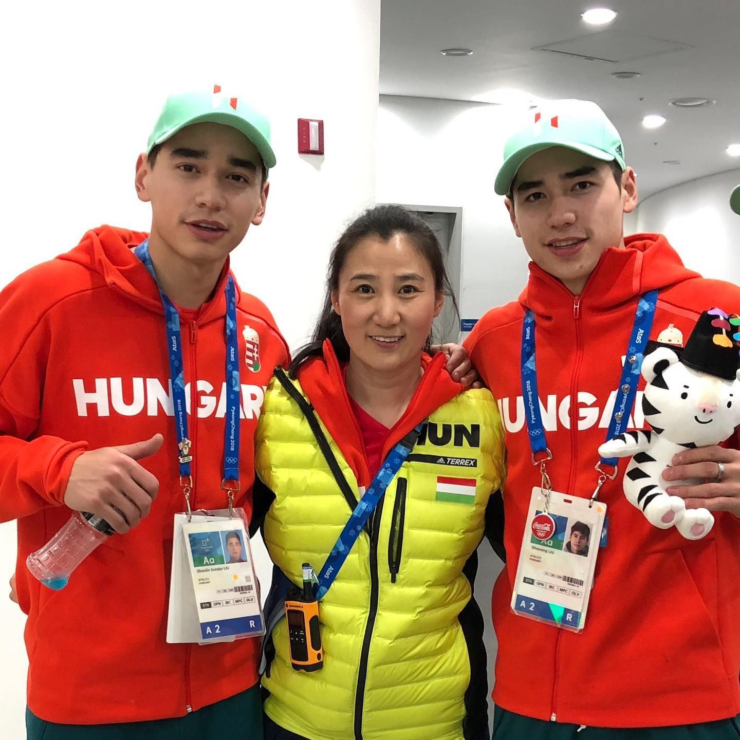 Shaolin Sándor (balra) és Shaoang is követi edzőjét, Csang Csing Liát Kínába, a felkészülést vele kezdik el az őszi, téli versenyekre/Instagram