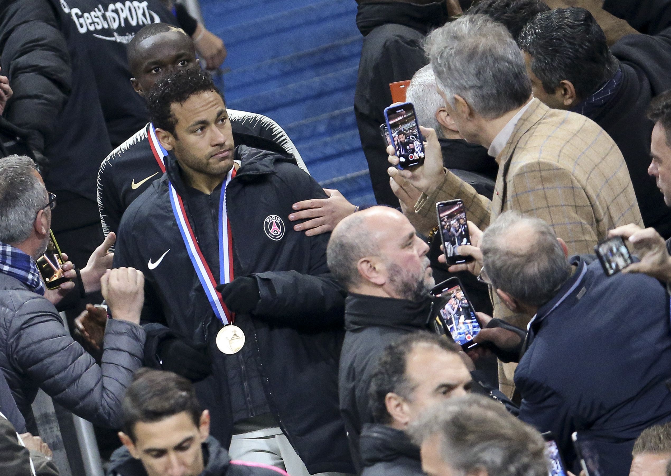 Játék nélkül lett francia bajnok a Paris Saint-Germain futballcsapata. / Fotó: GettyImages