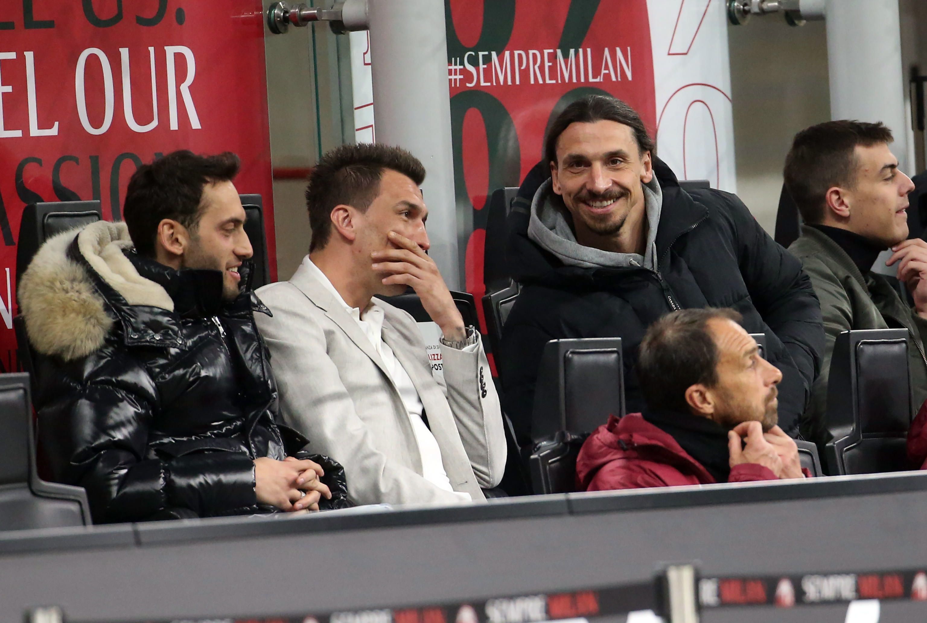 Ibrahimovic 40 évesen is futballozna. / Fotó: EPA/Matteo Bazzi