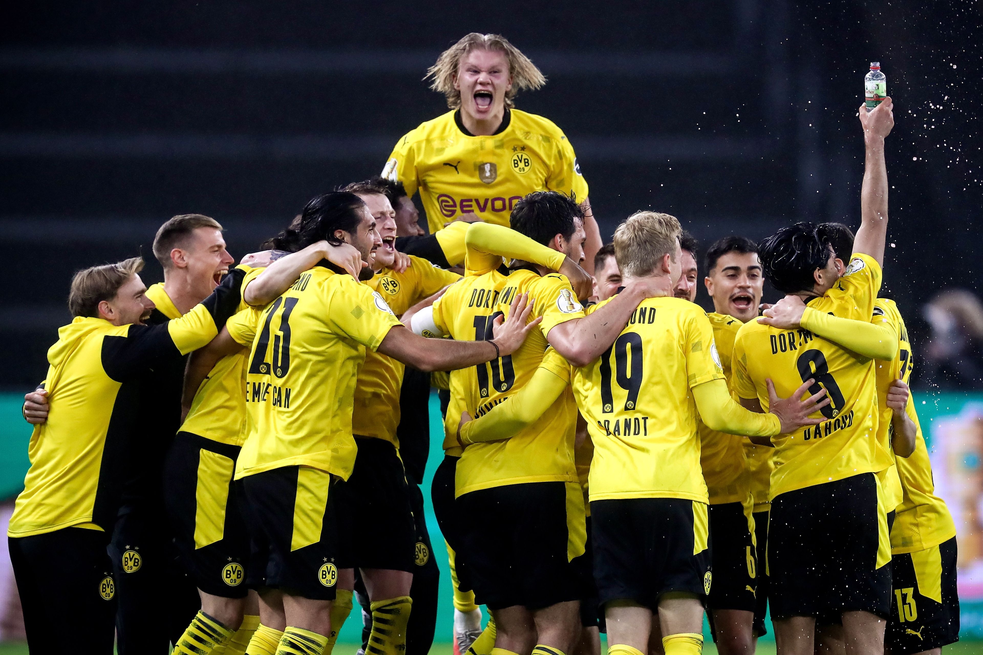 Nyolcadik meccsen sem tudta legyőzni a Lipcse a Dortmundot. / Fotó: EPA/Filip Singer