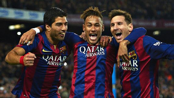 A híres támadó trióból, az MSN-ből már csak Messi maradt meg /Fotó: Siu Wu/