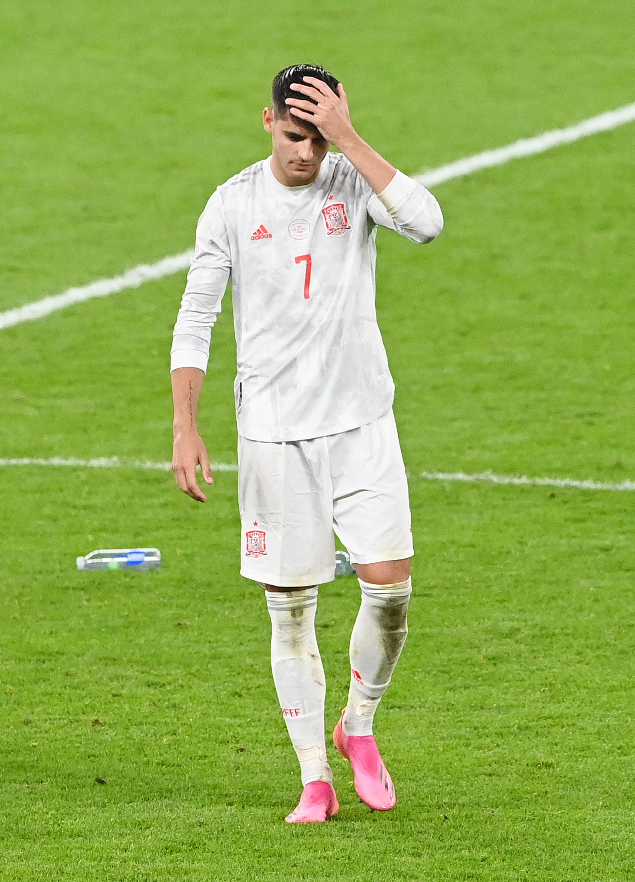 Álvaro Morata kihagyta a 11-est az olaszok ellen /Fotó: Getty Images