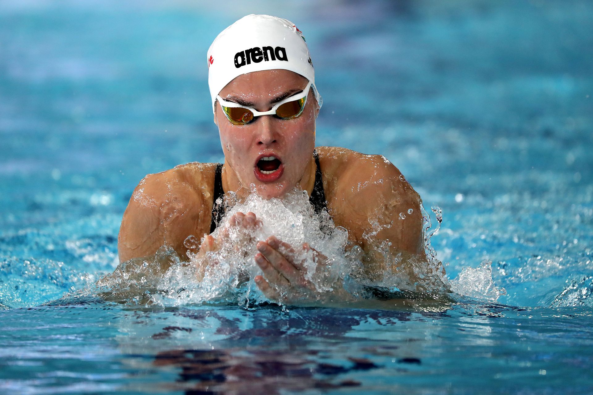 Jakabos Zsuzsanna rövid pályán és nagy medencében is Európa-bajnok/ Fotó: MTI / Illyés Tibor